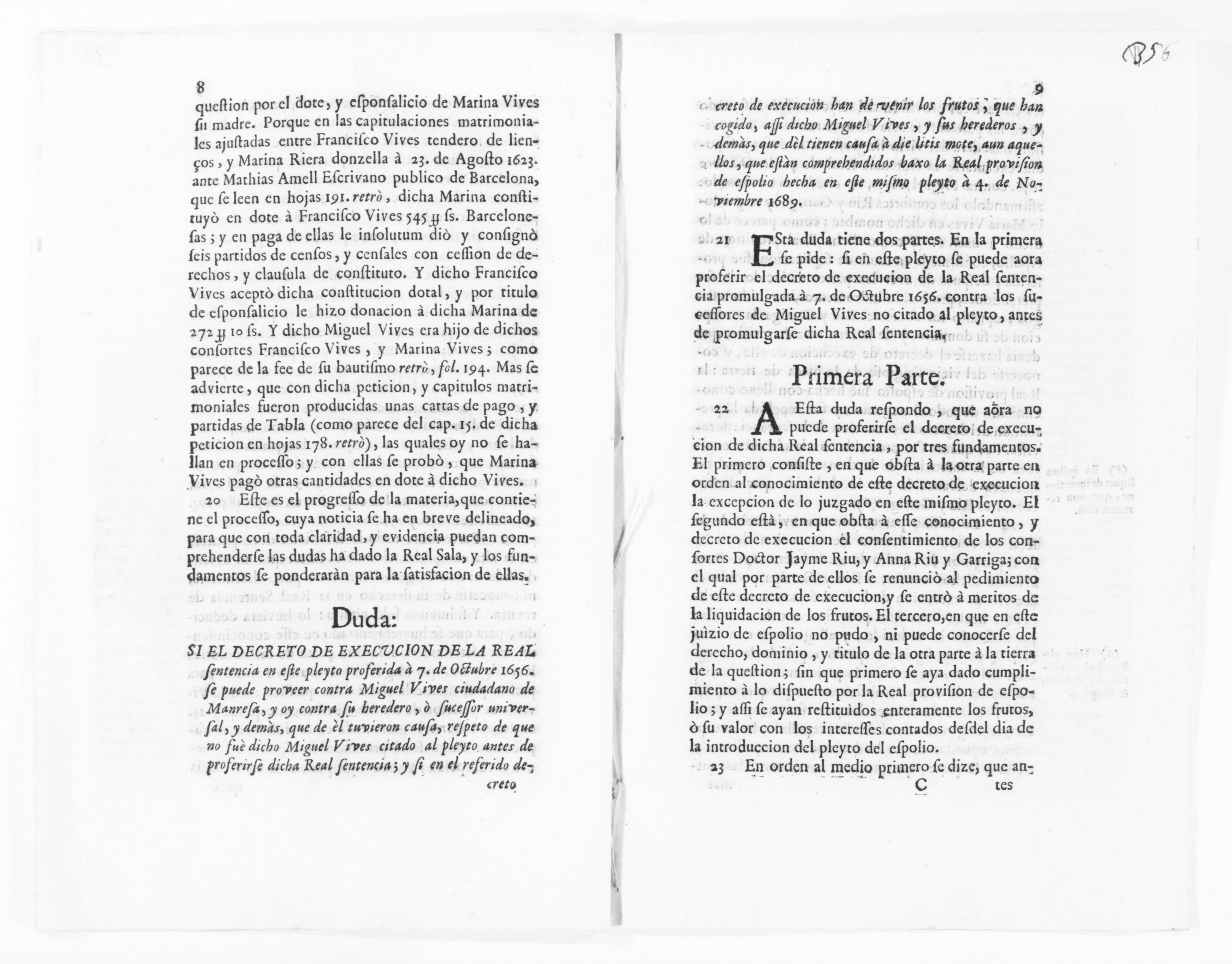 Scanned image of the current content page