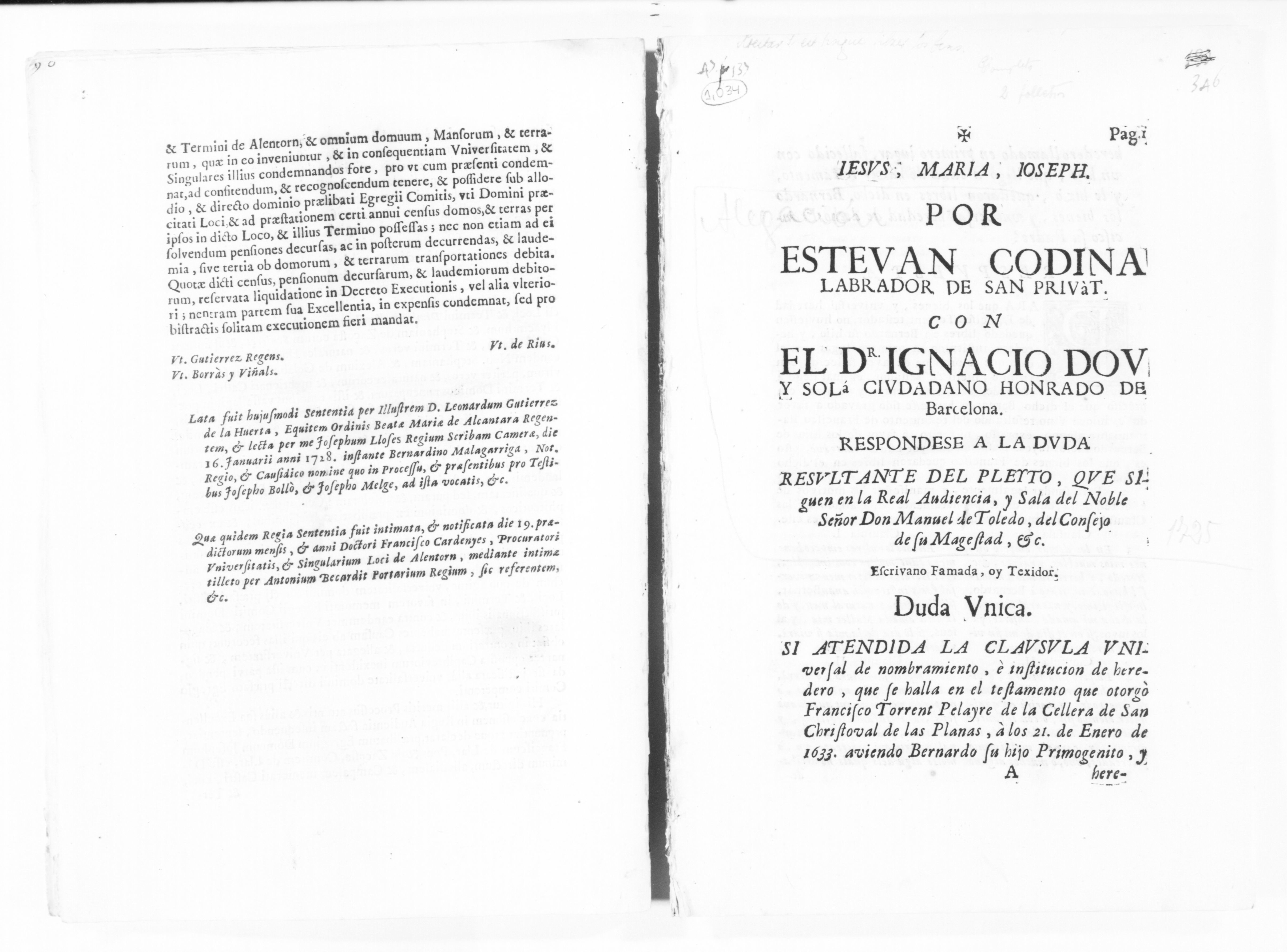 Scanned image of the current content page
