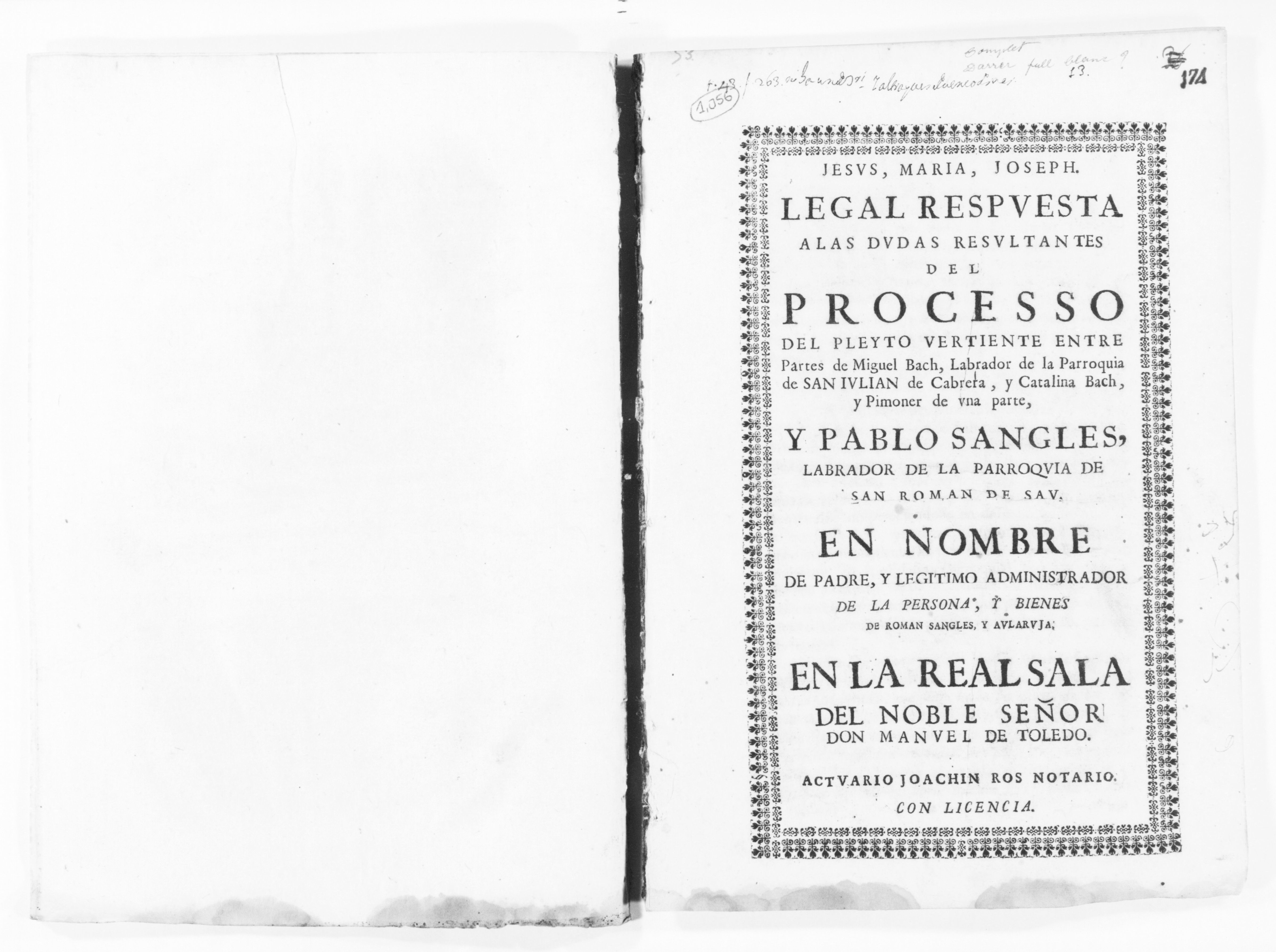 Scanned image of the current content page