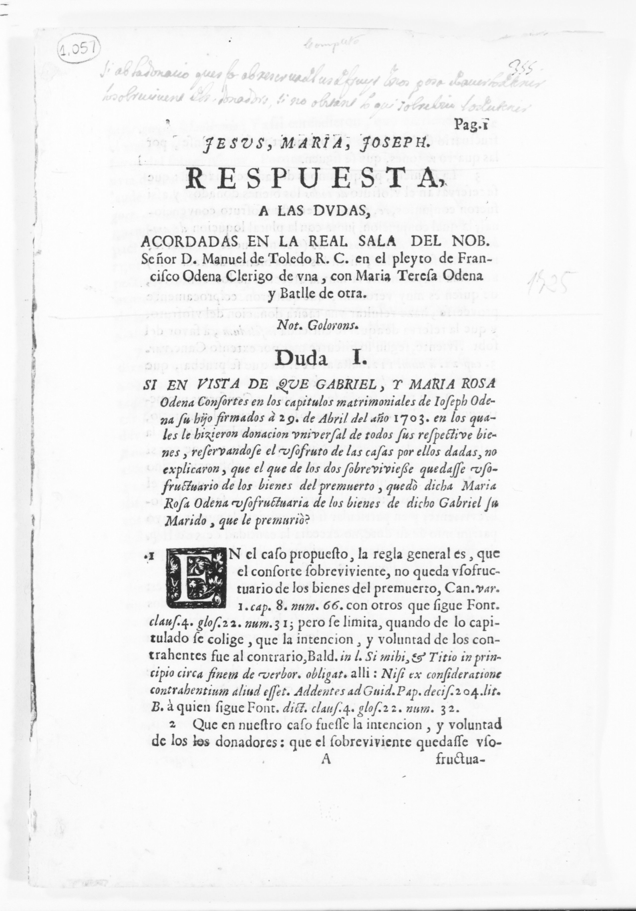 Scanned image of the current content page