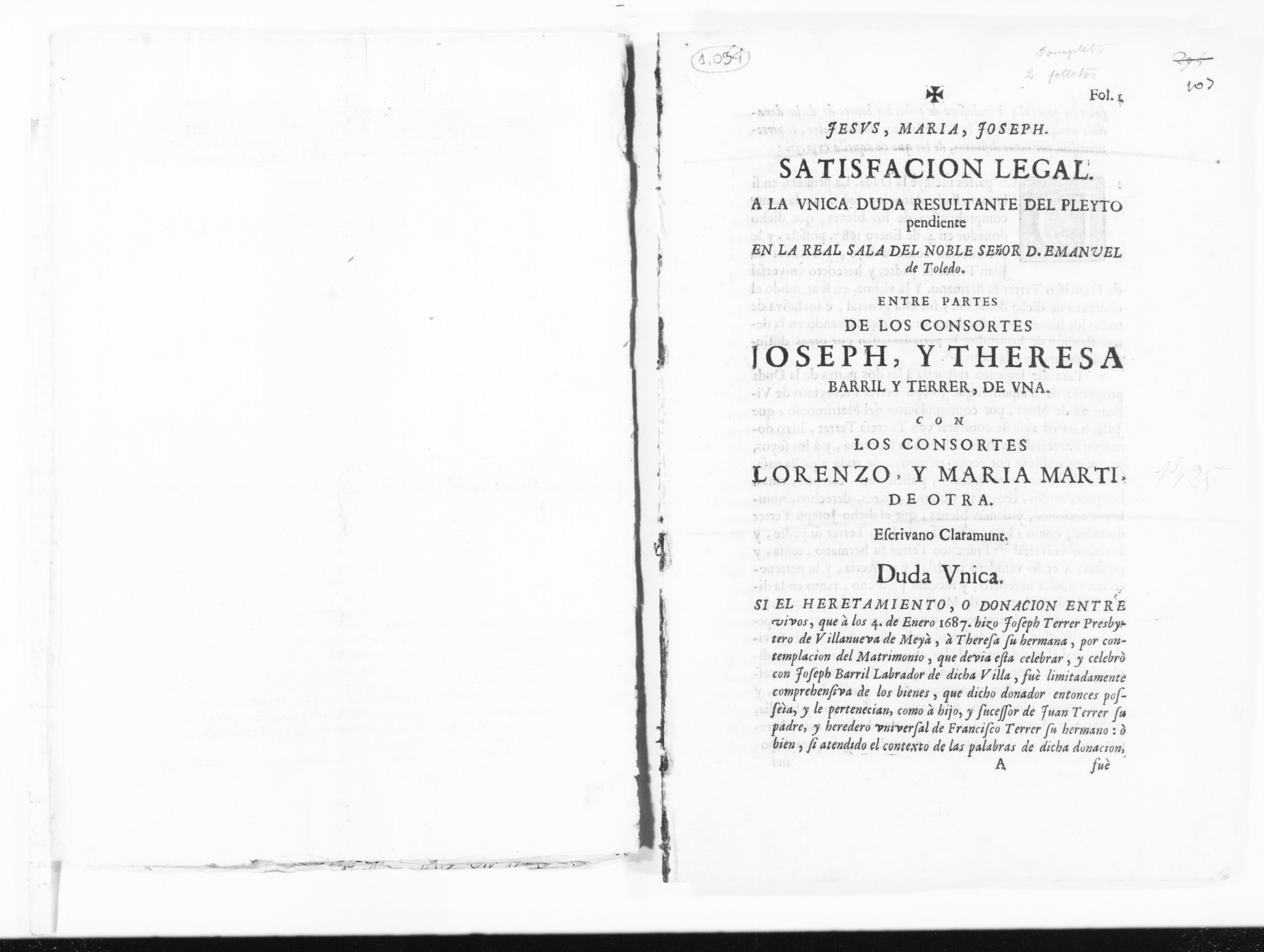 Scanned image of the current content page