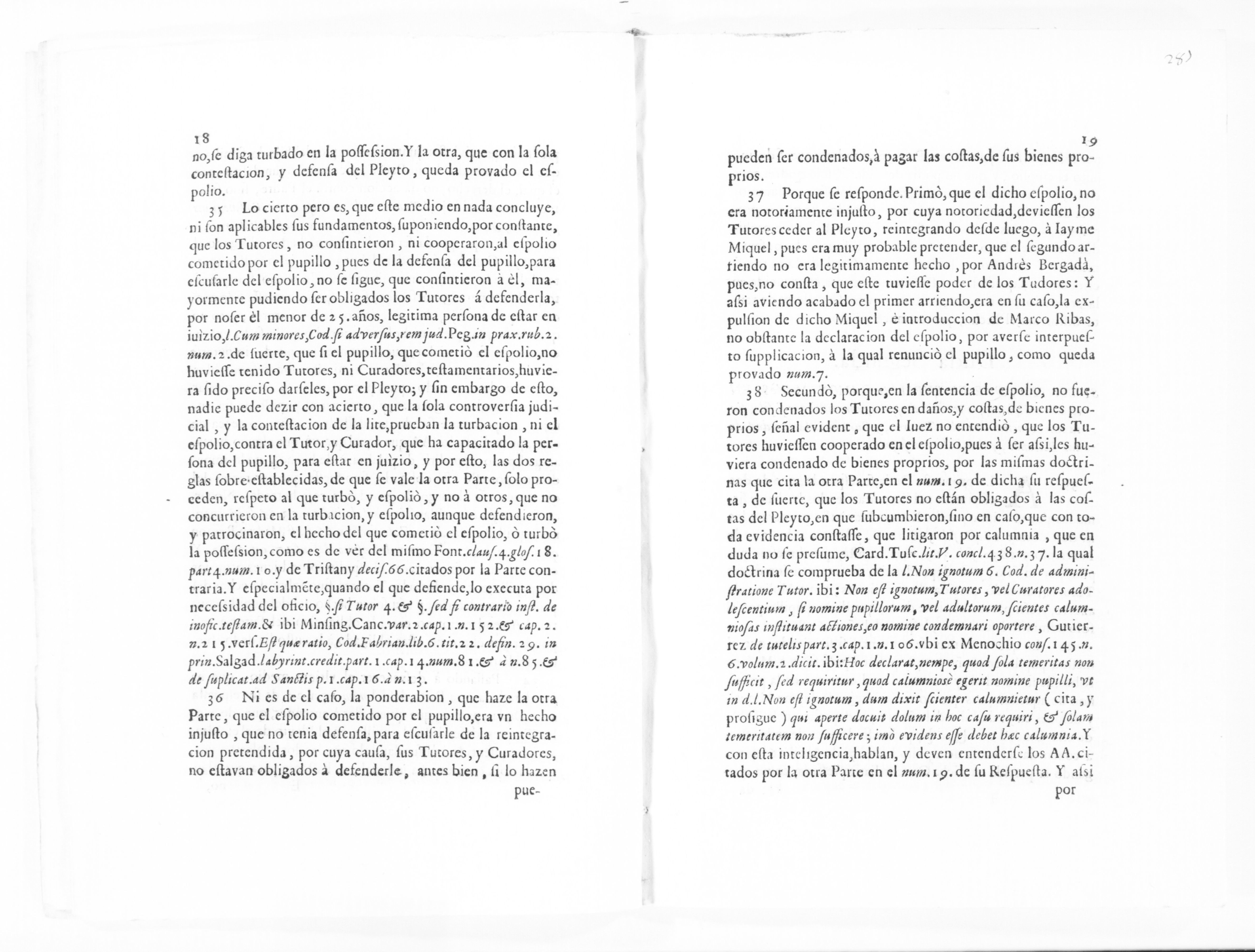 Scanned image of the current content page
