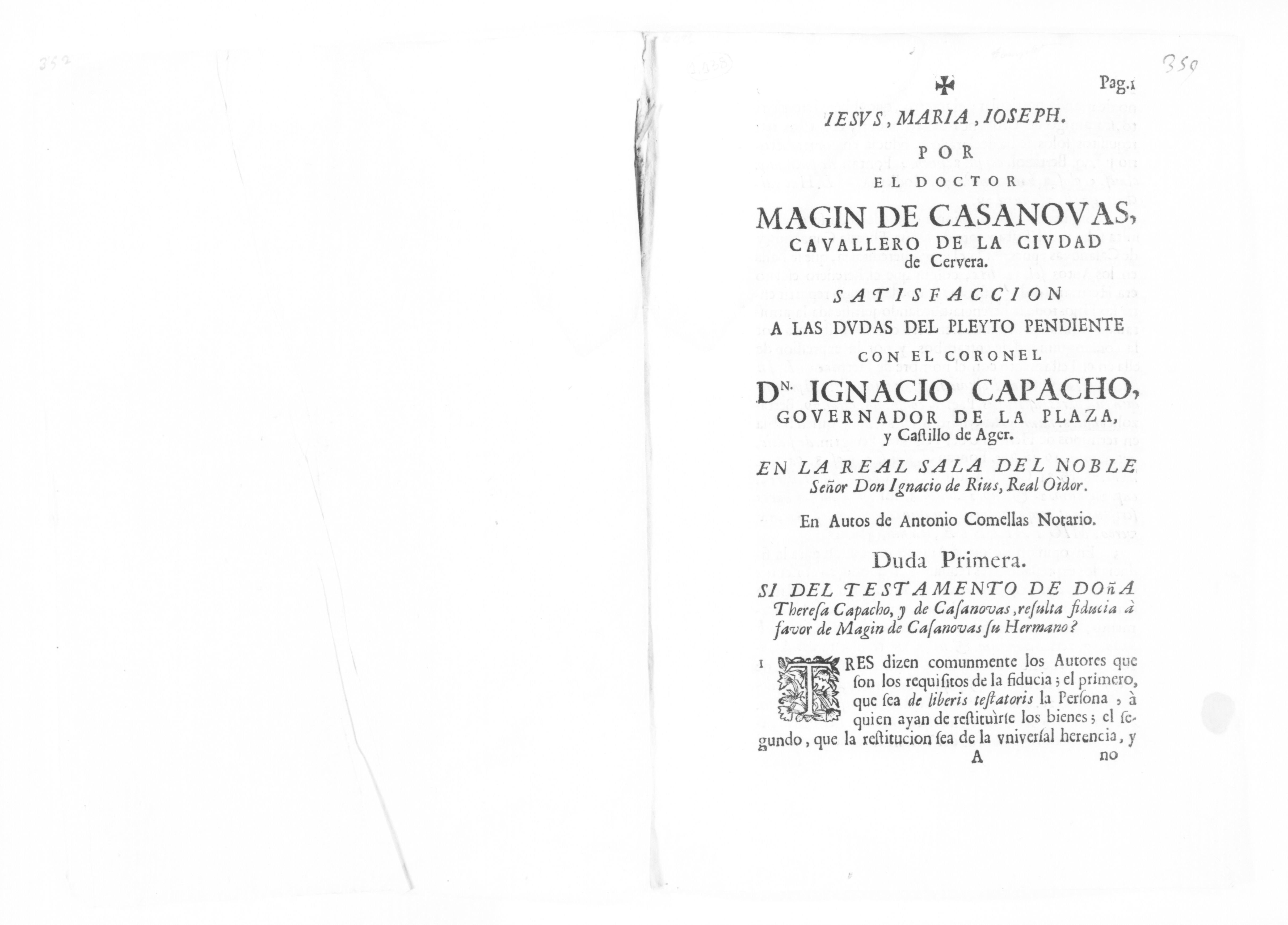 Scanned image of the current content page