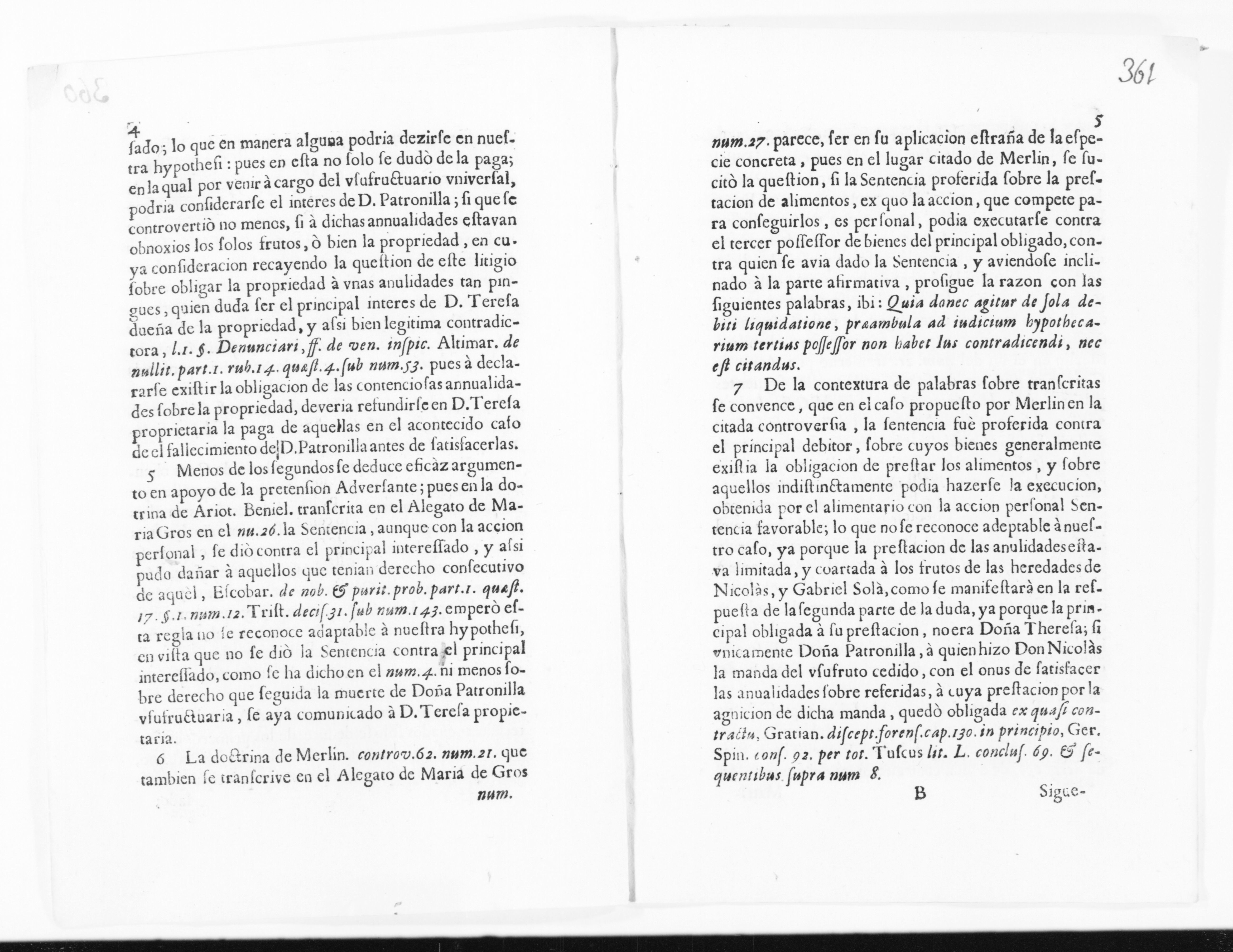 Scanned image of the current content page