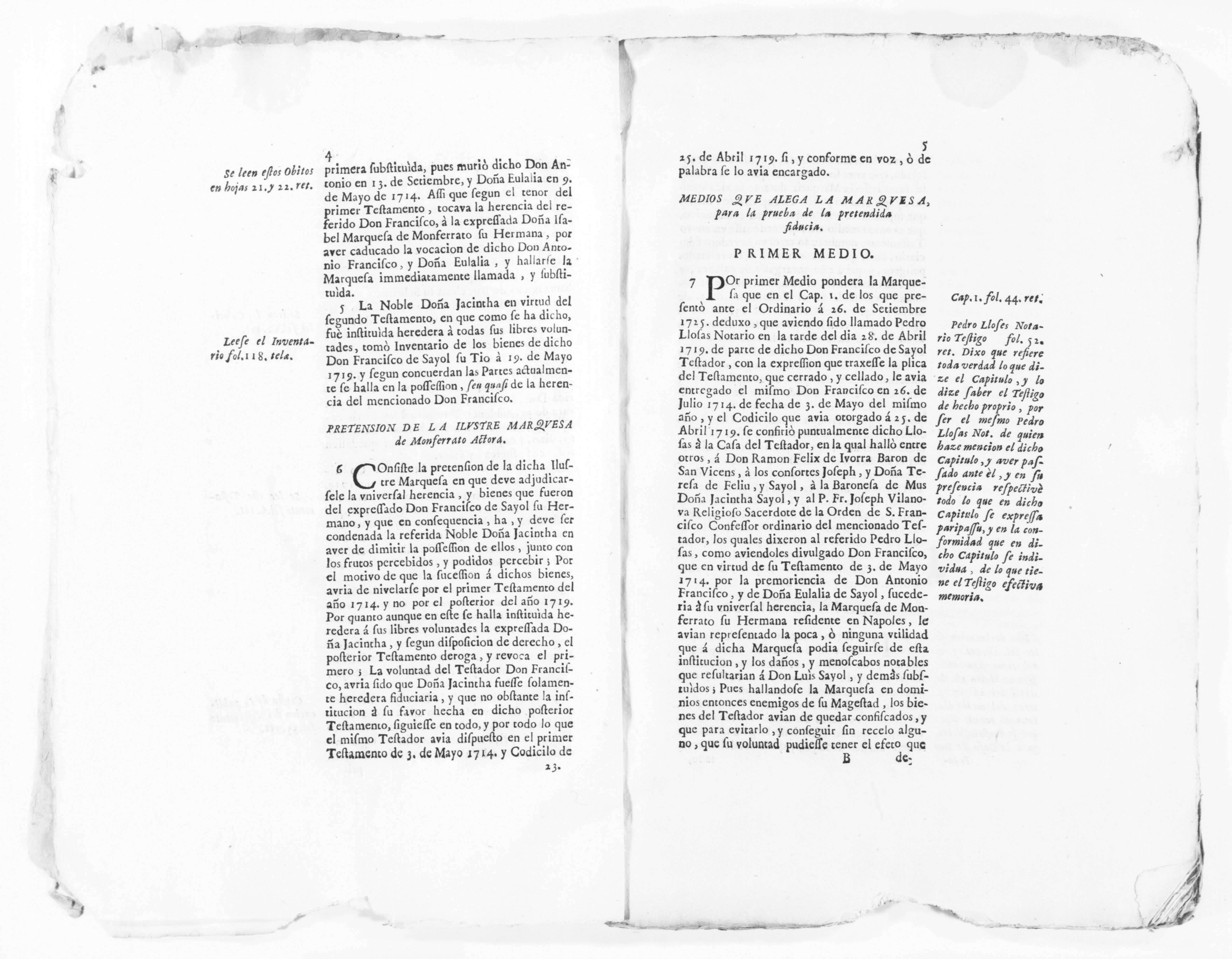 Scanned image of the current content page