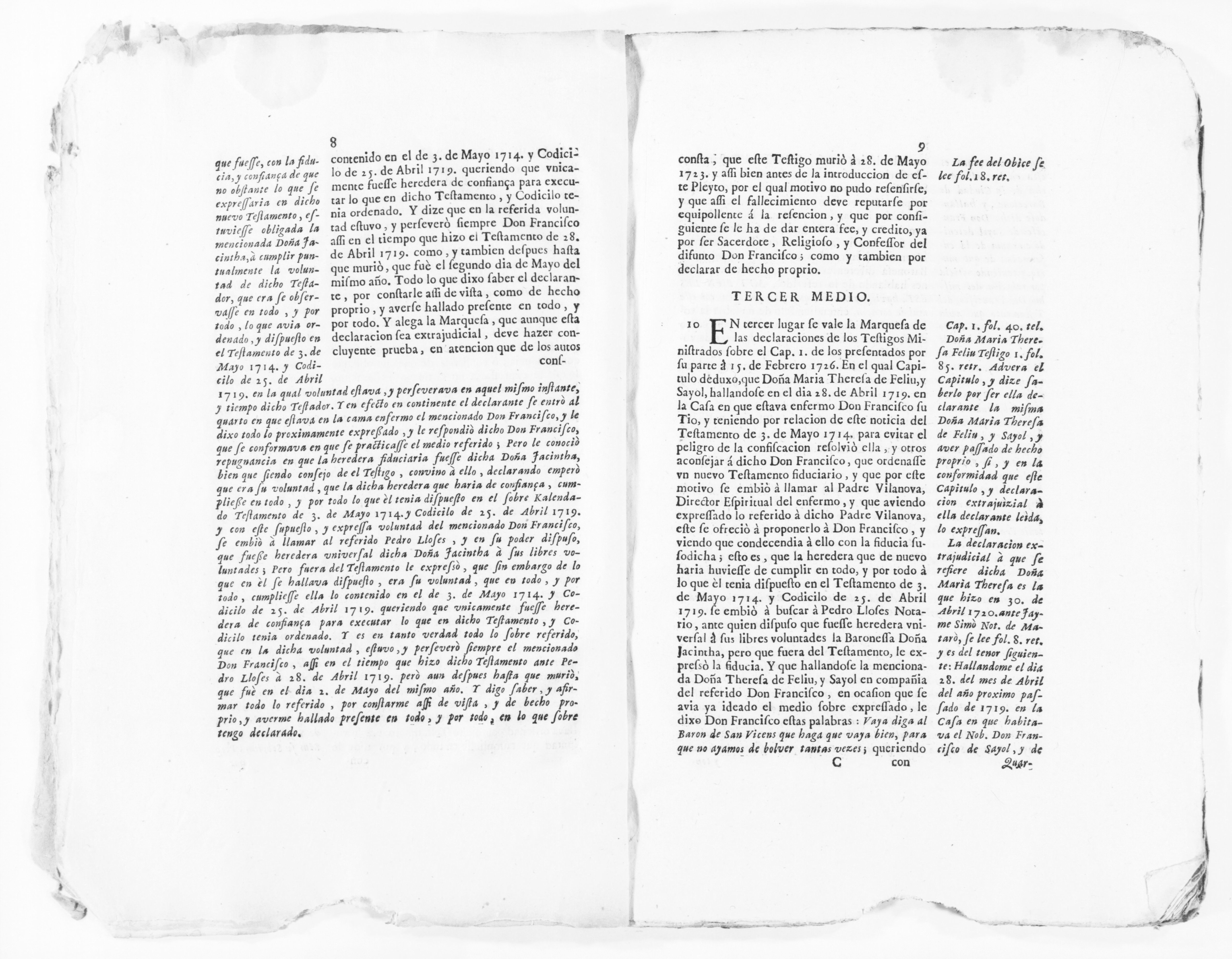 Scanned image of the current content page