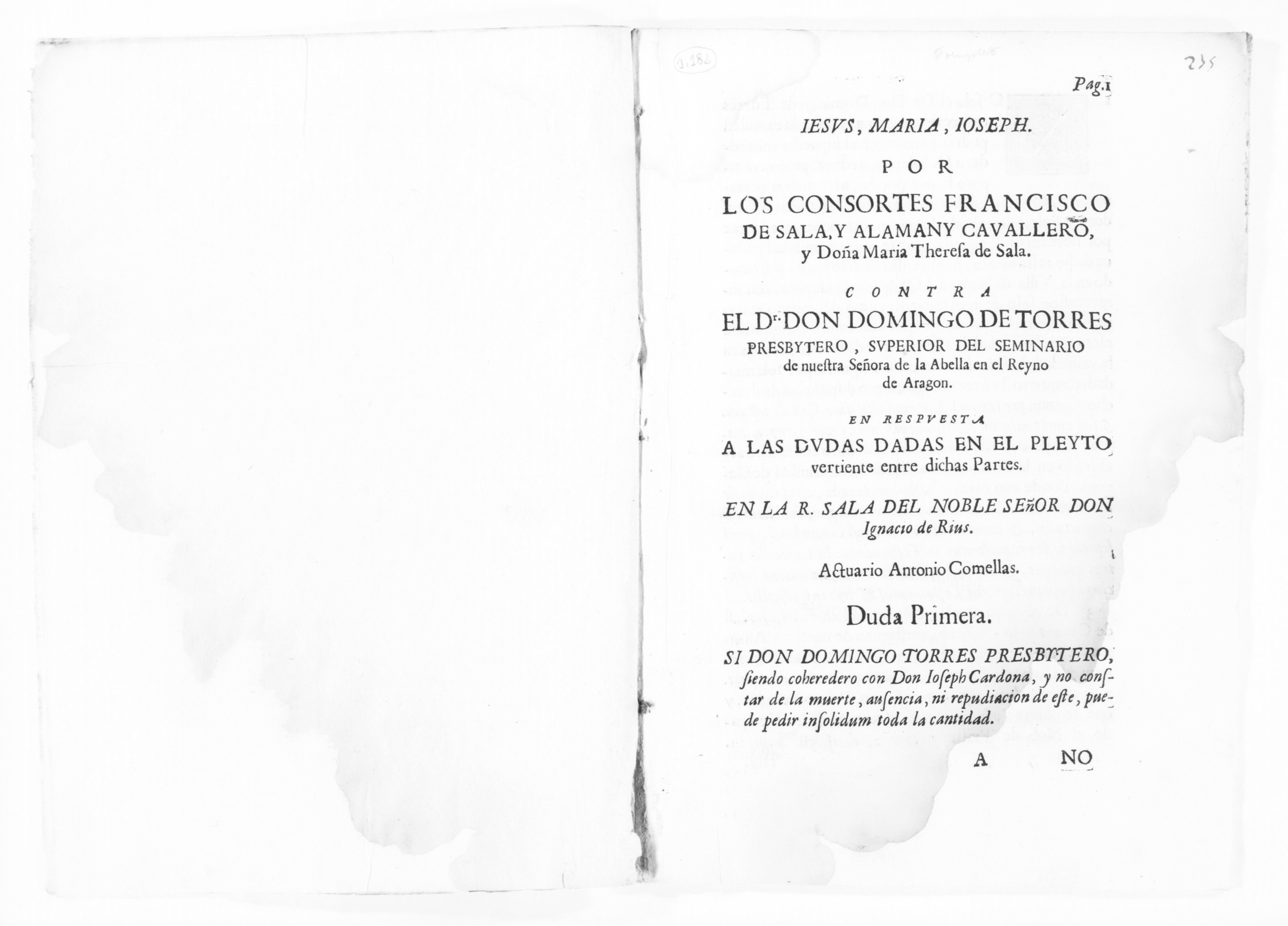 Scanned image of the current content page