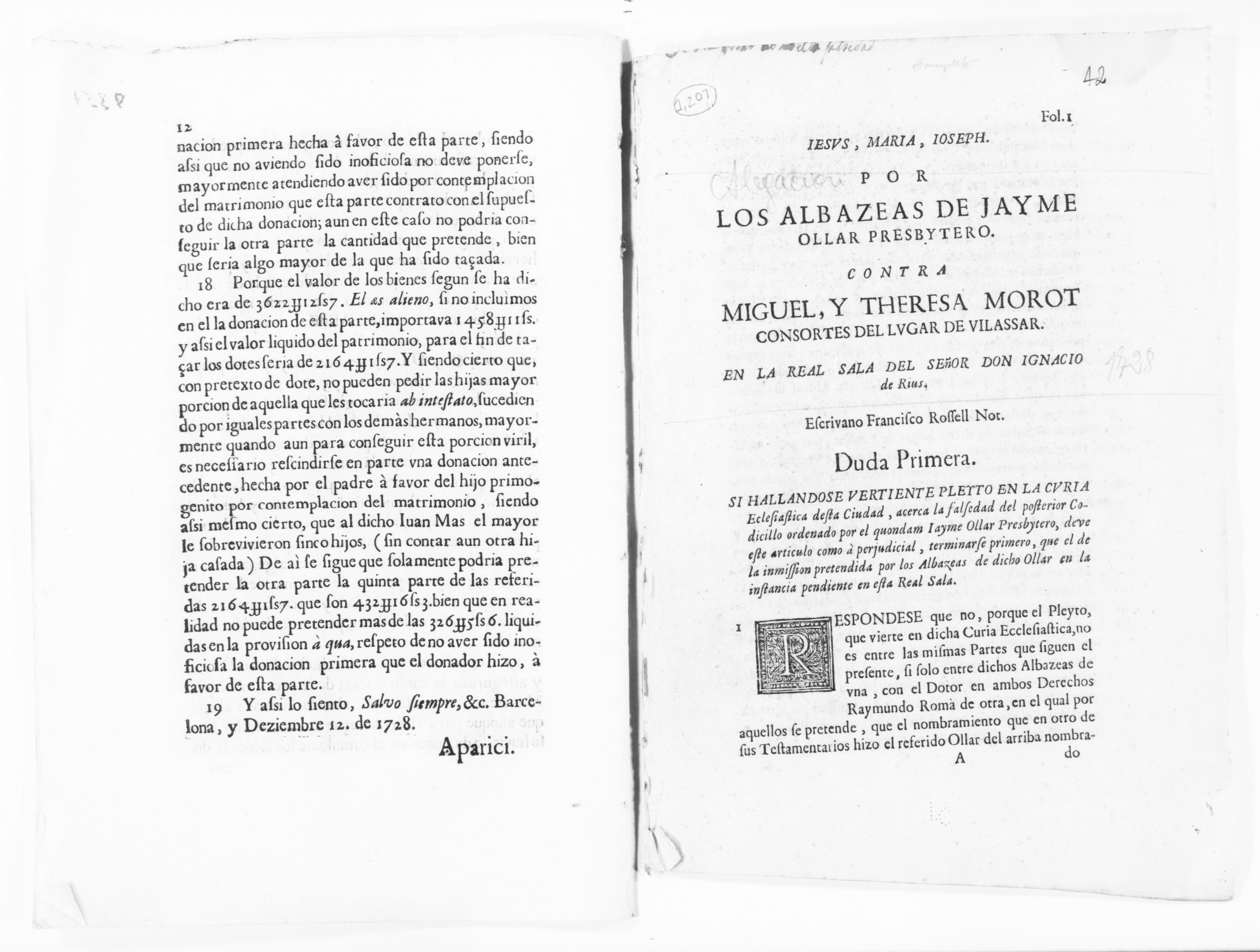Scanned image of the current content page