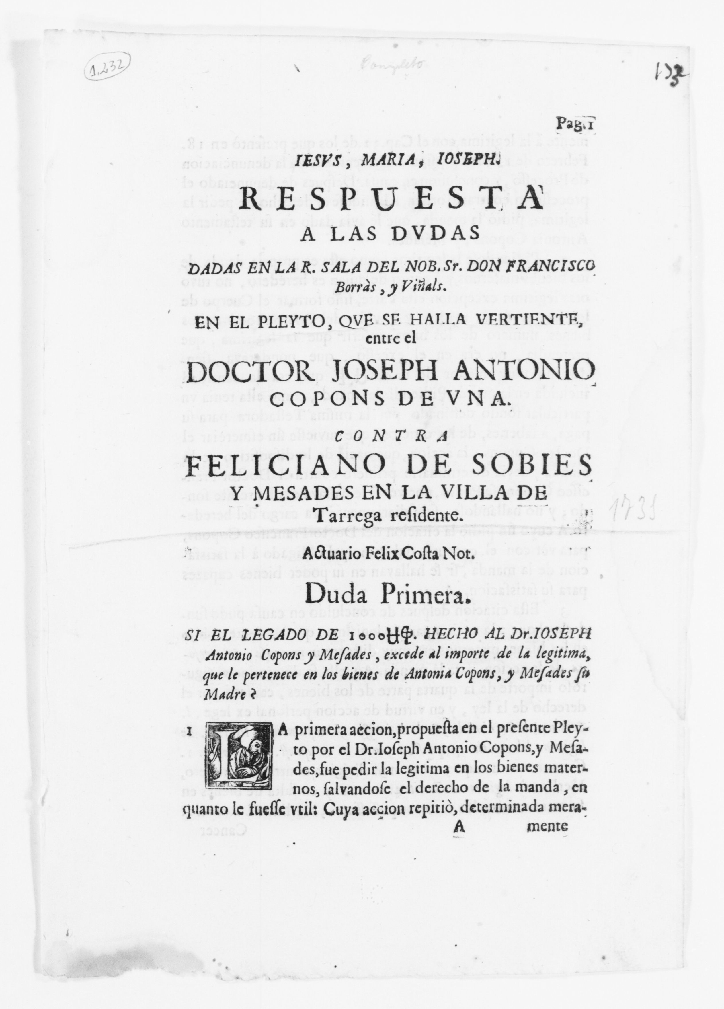 Scanned image of the current content page