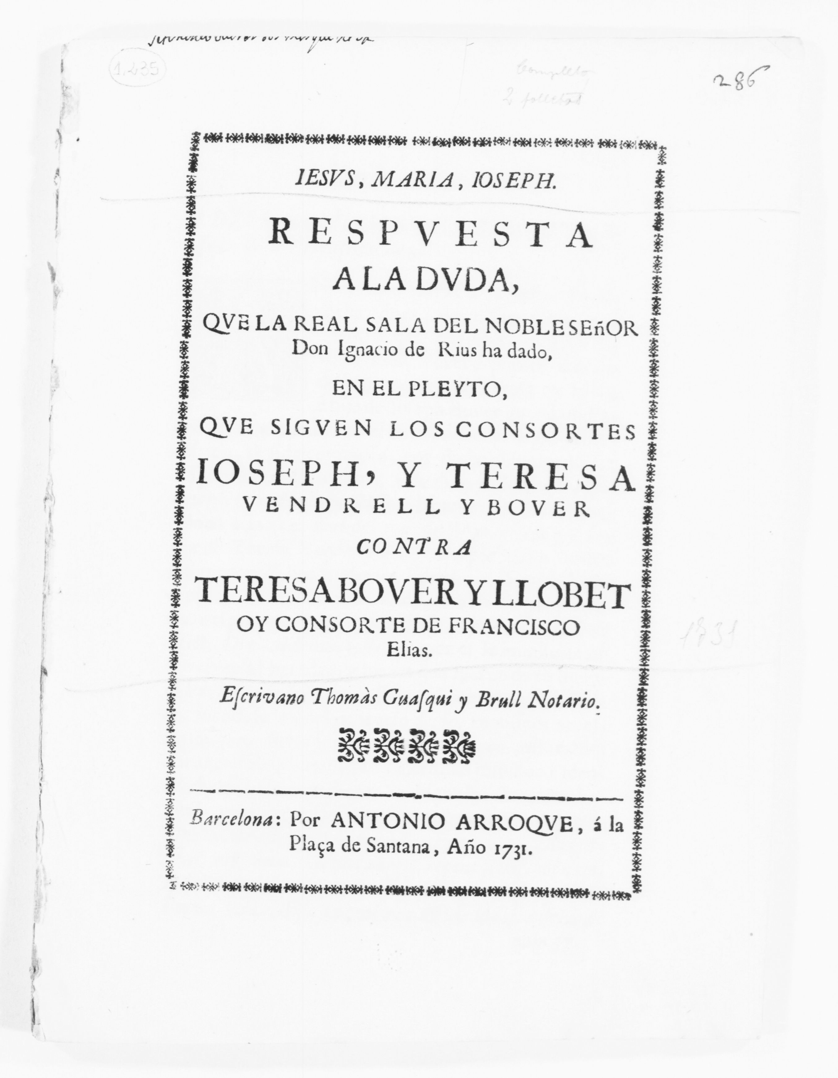 Scanned image of the current content page