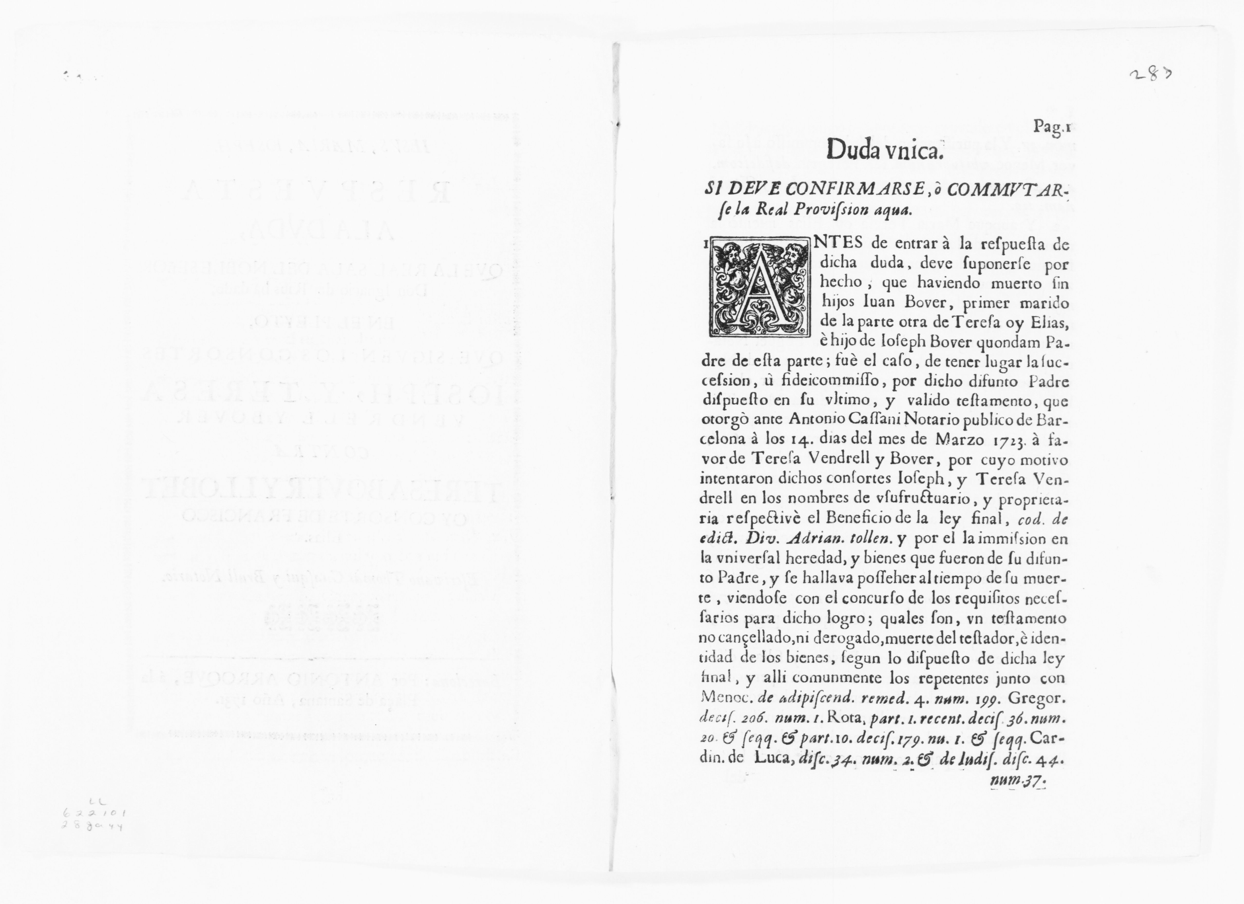 Scanned image of the current content page