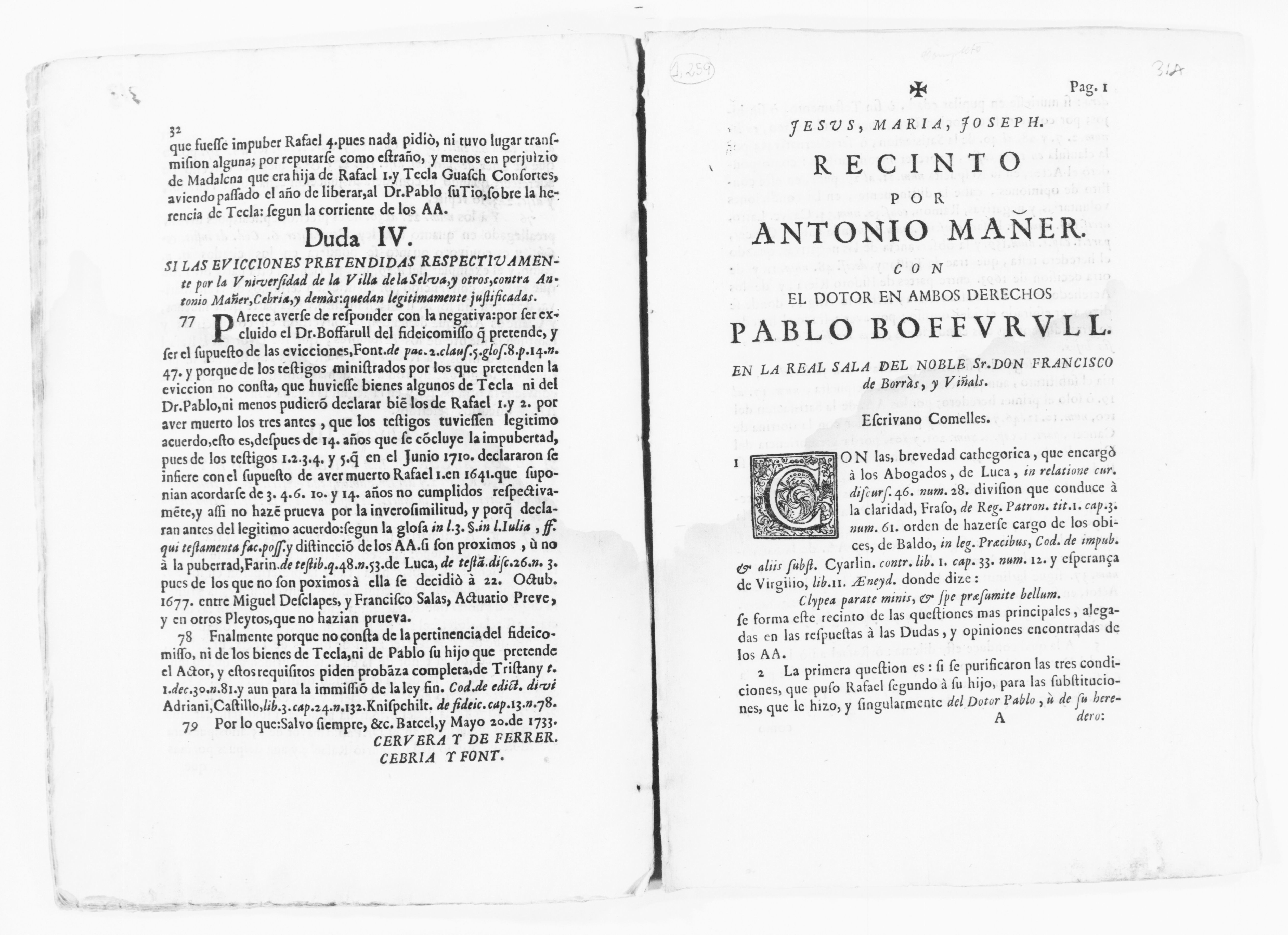 Scanned image of the current content page
