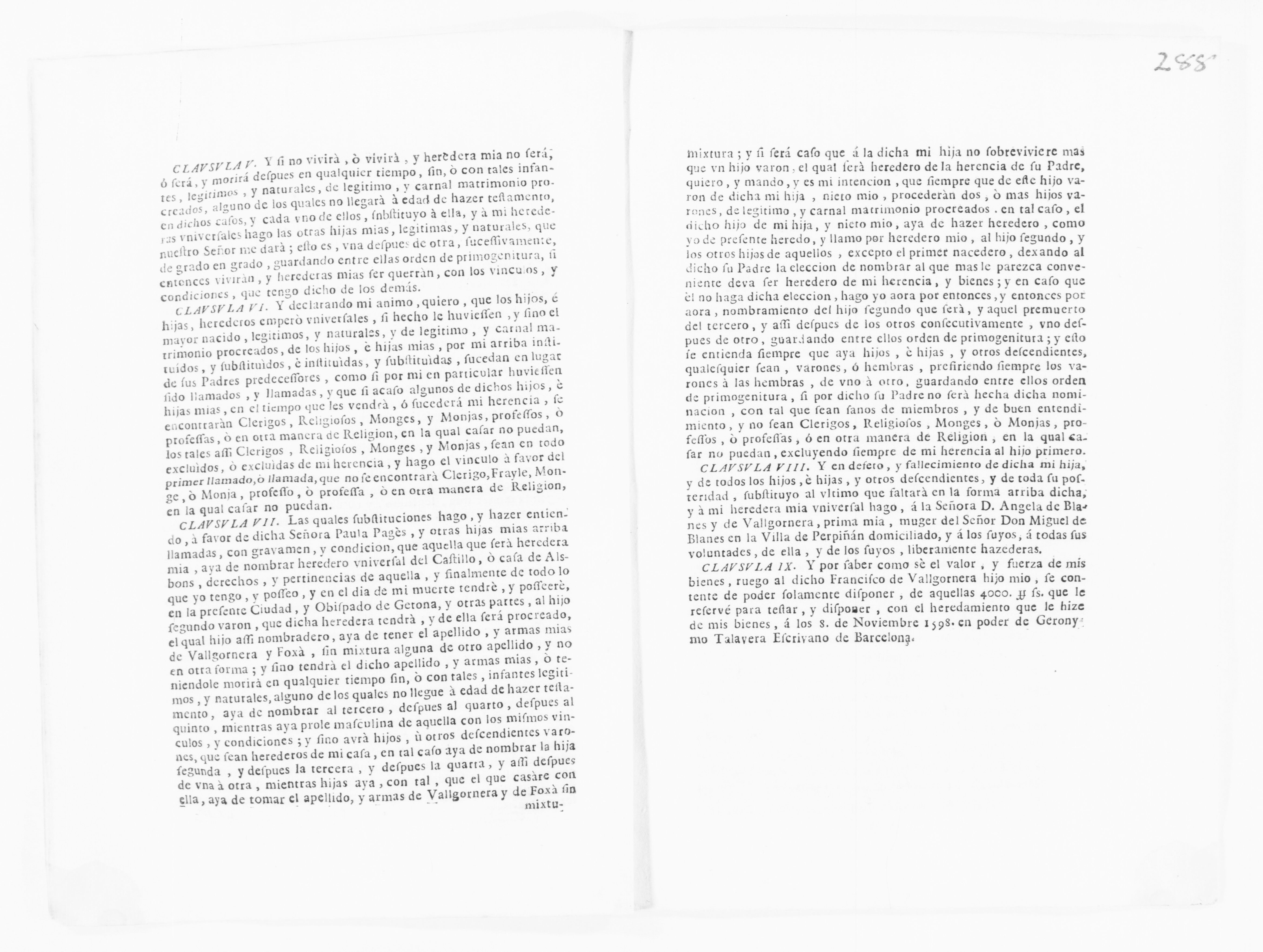 Scanned image of the current content page