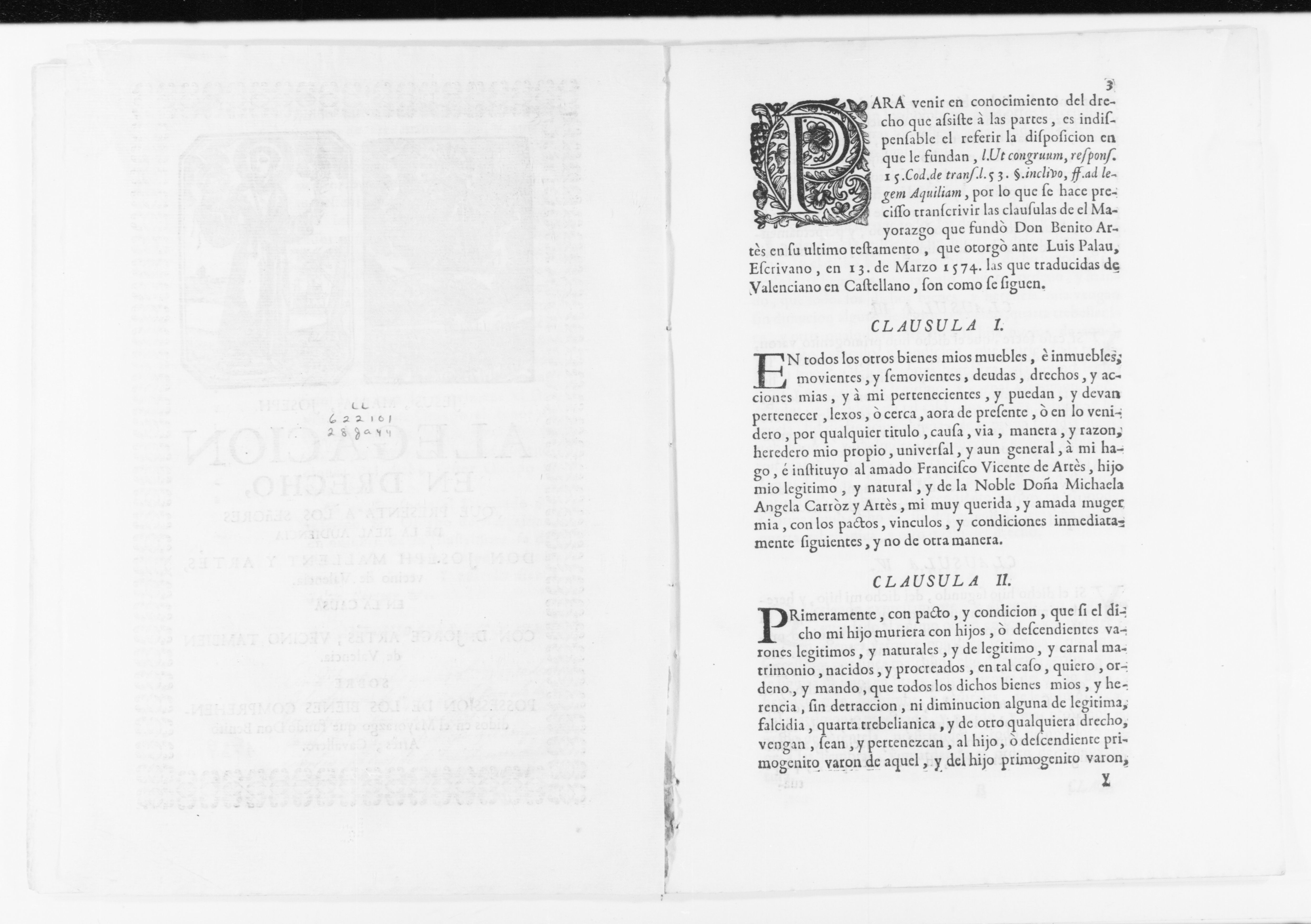 Scanned image of the current content page