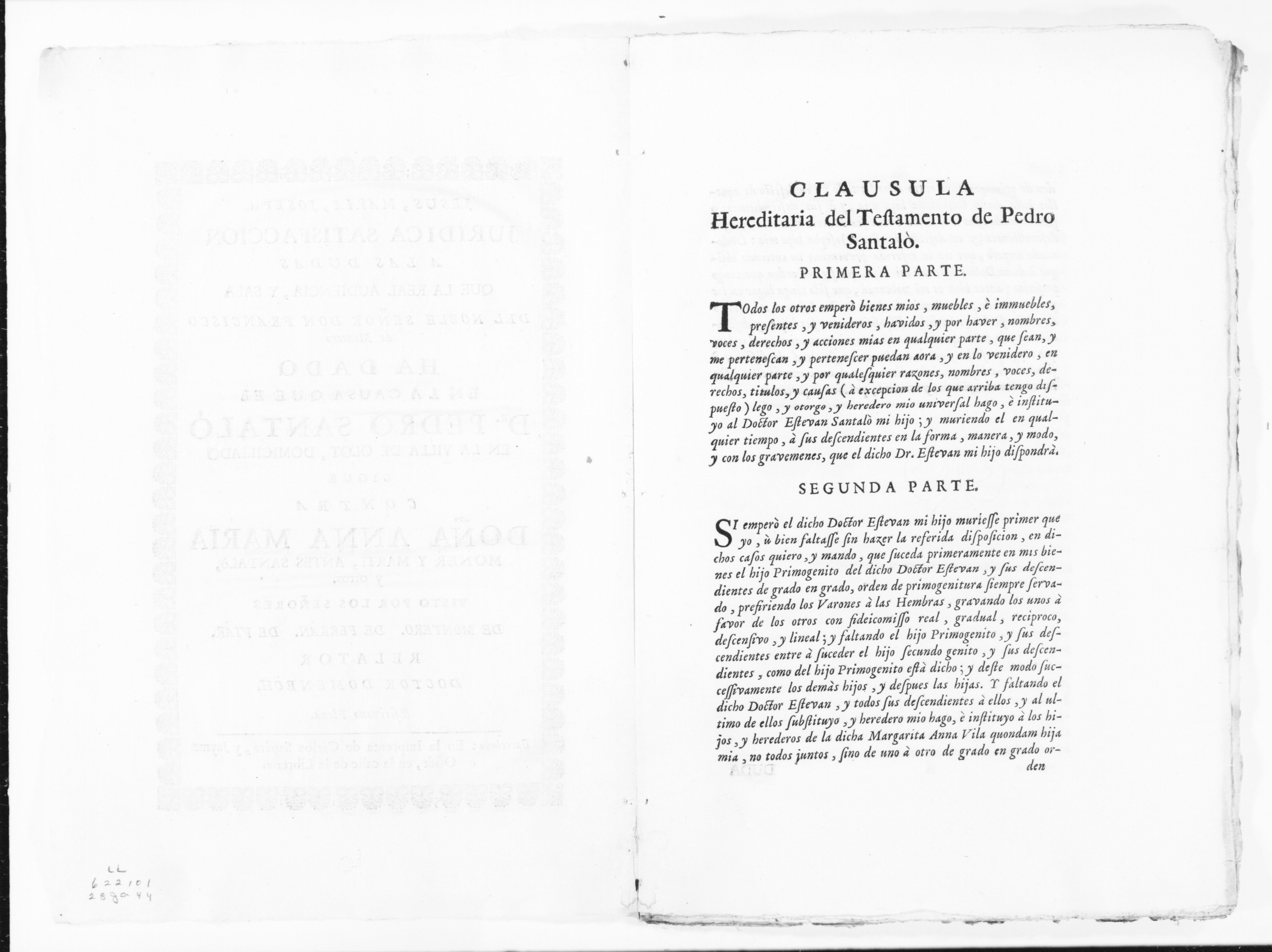 Scanned image of the current content page