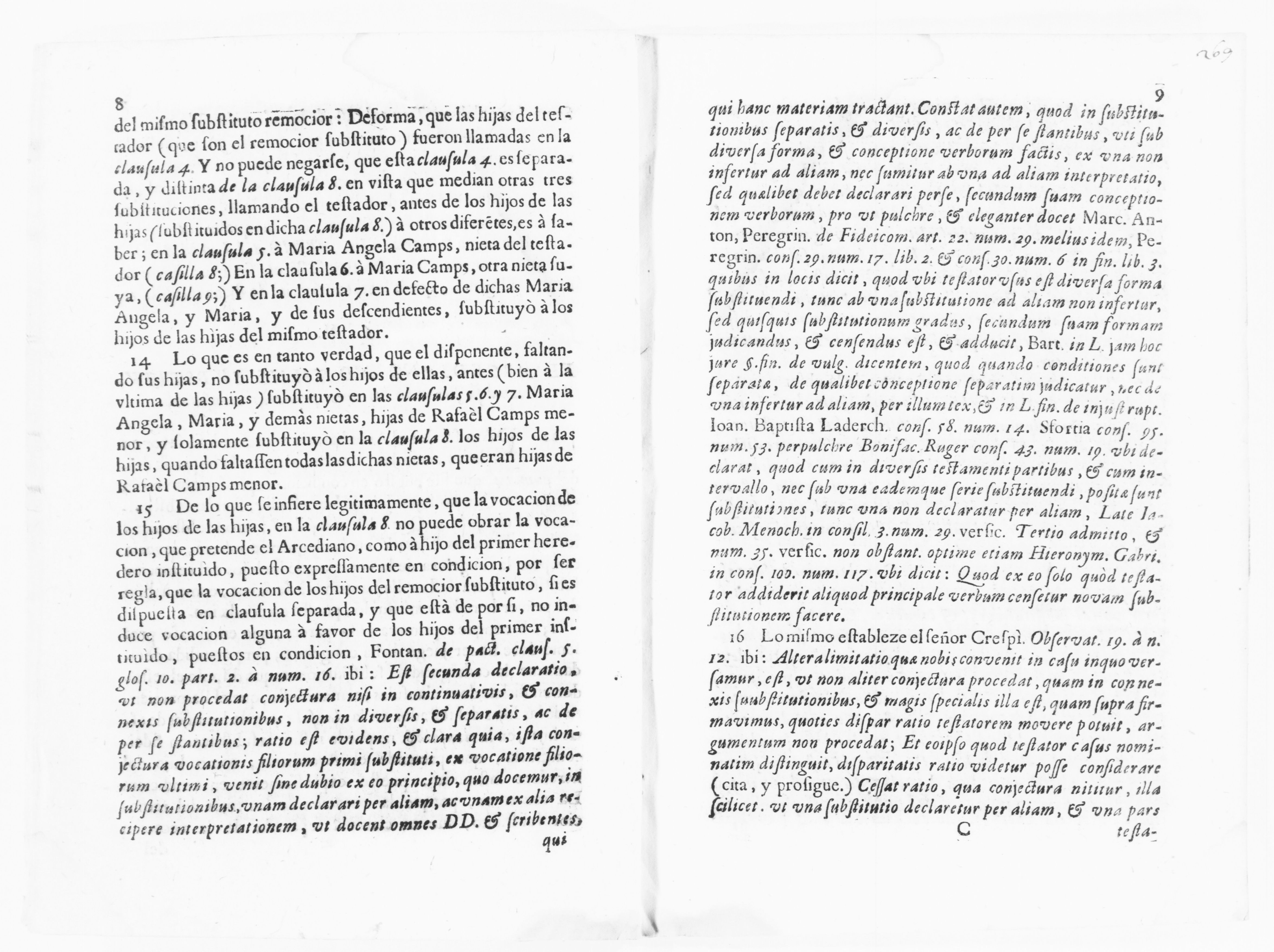 Scanned image of the current content page