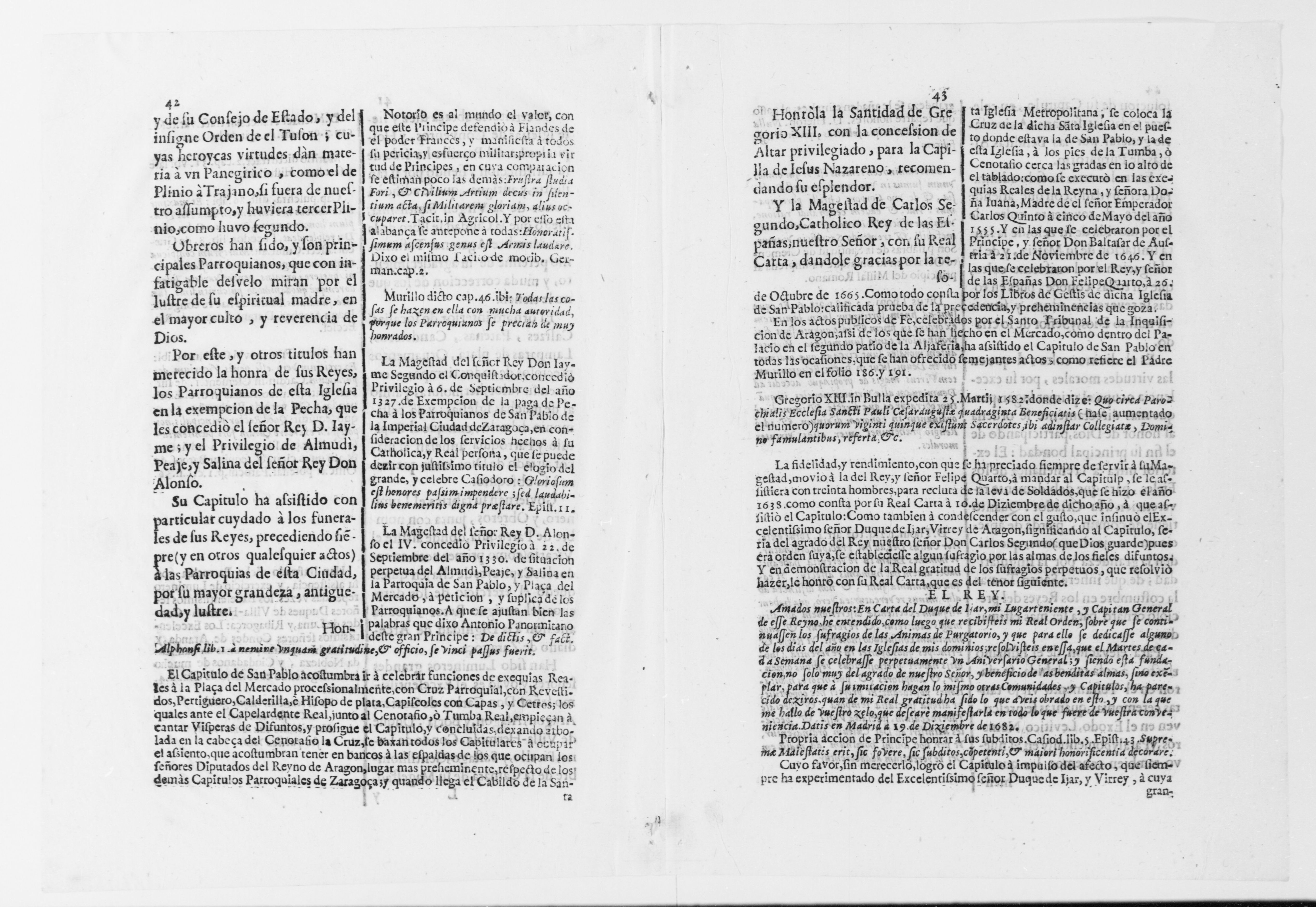 Scanned image of the current content page