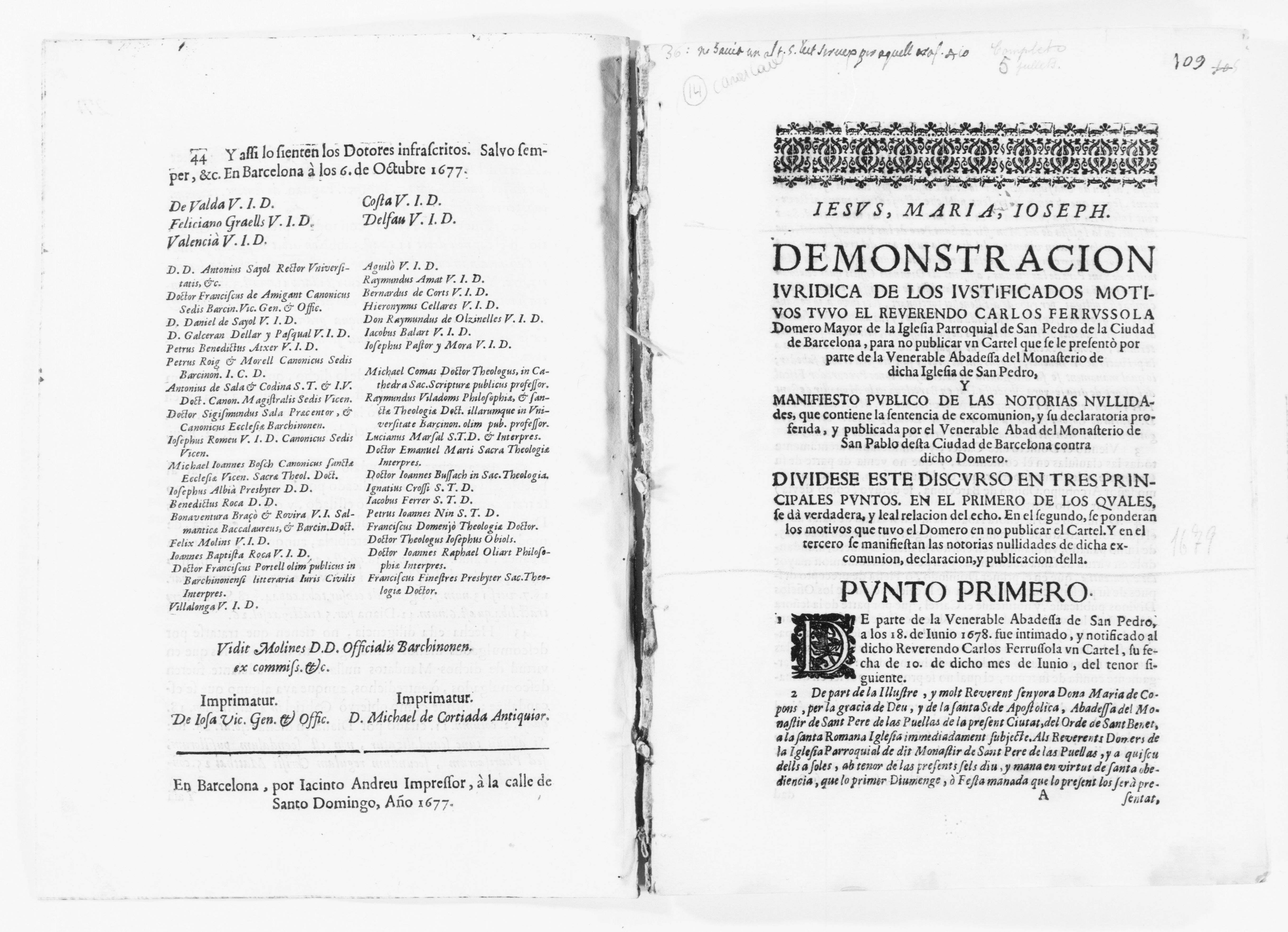 Scanned image of the current content page