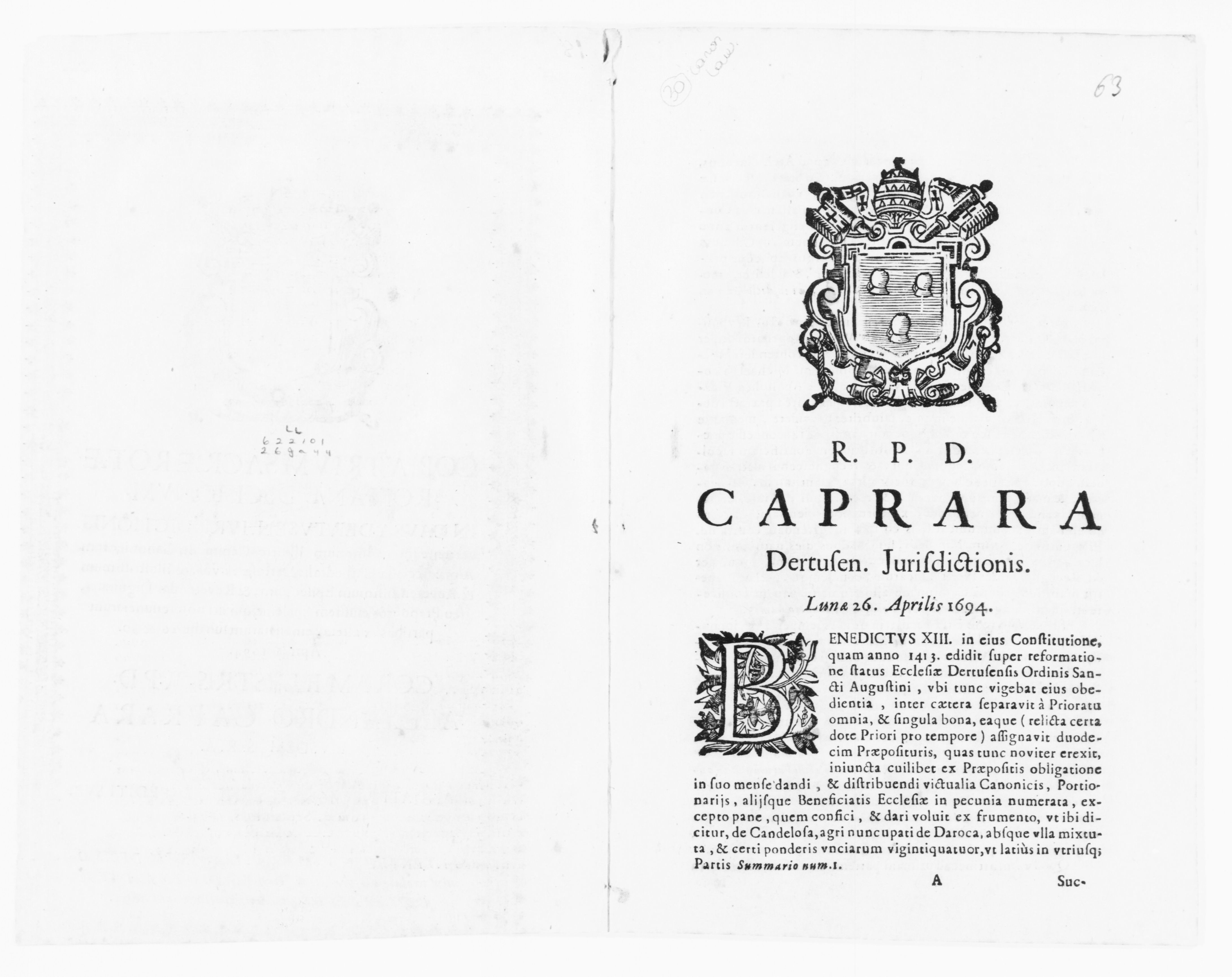 Scanned image of the current content page