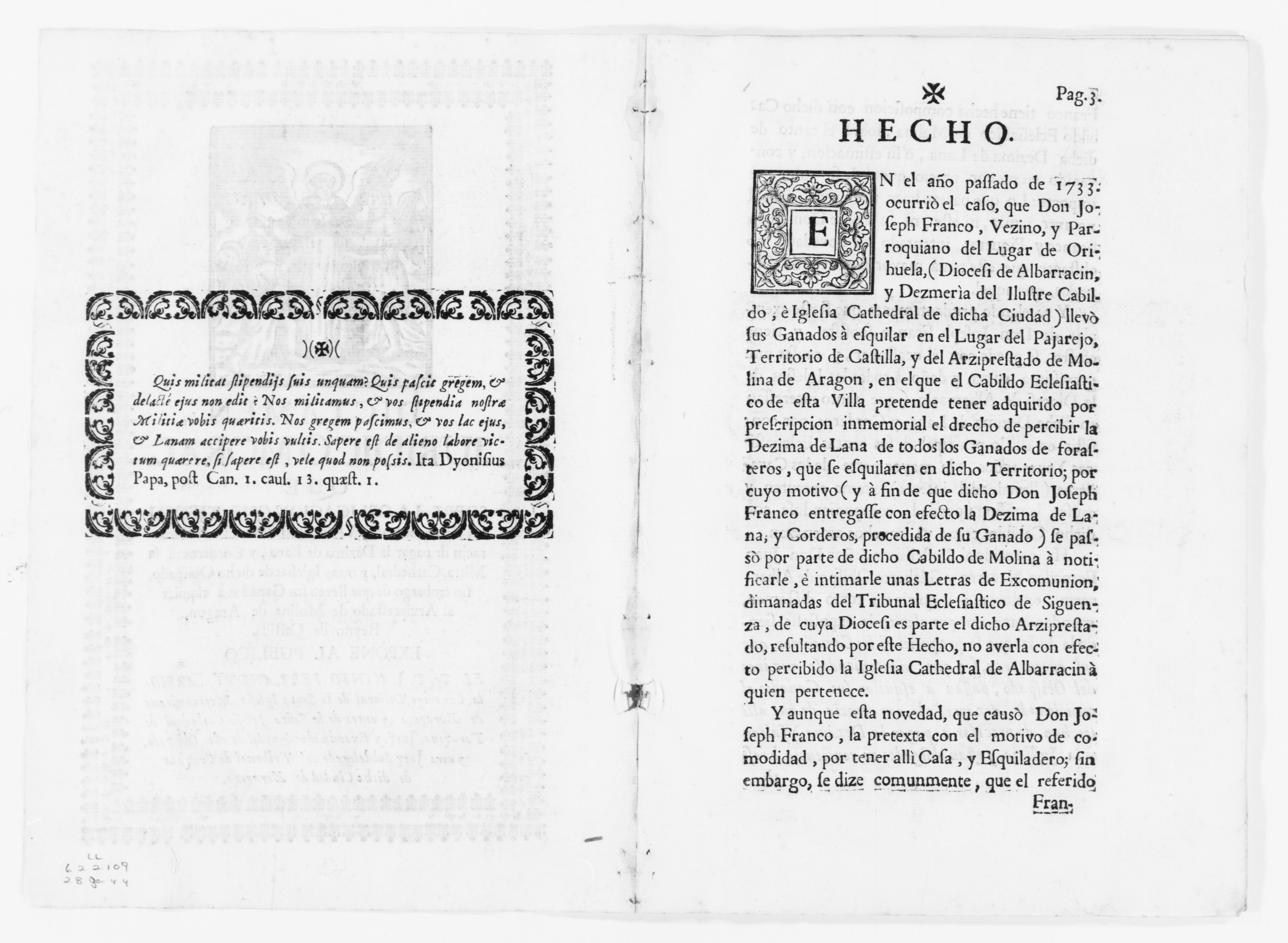 Scanned image of the current content page