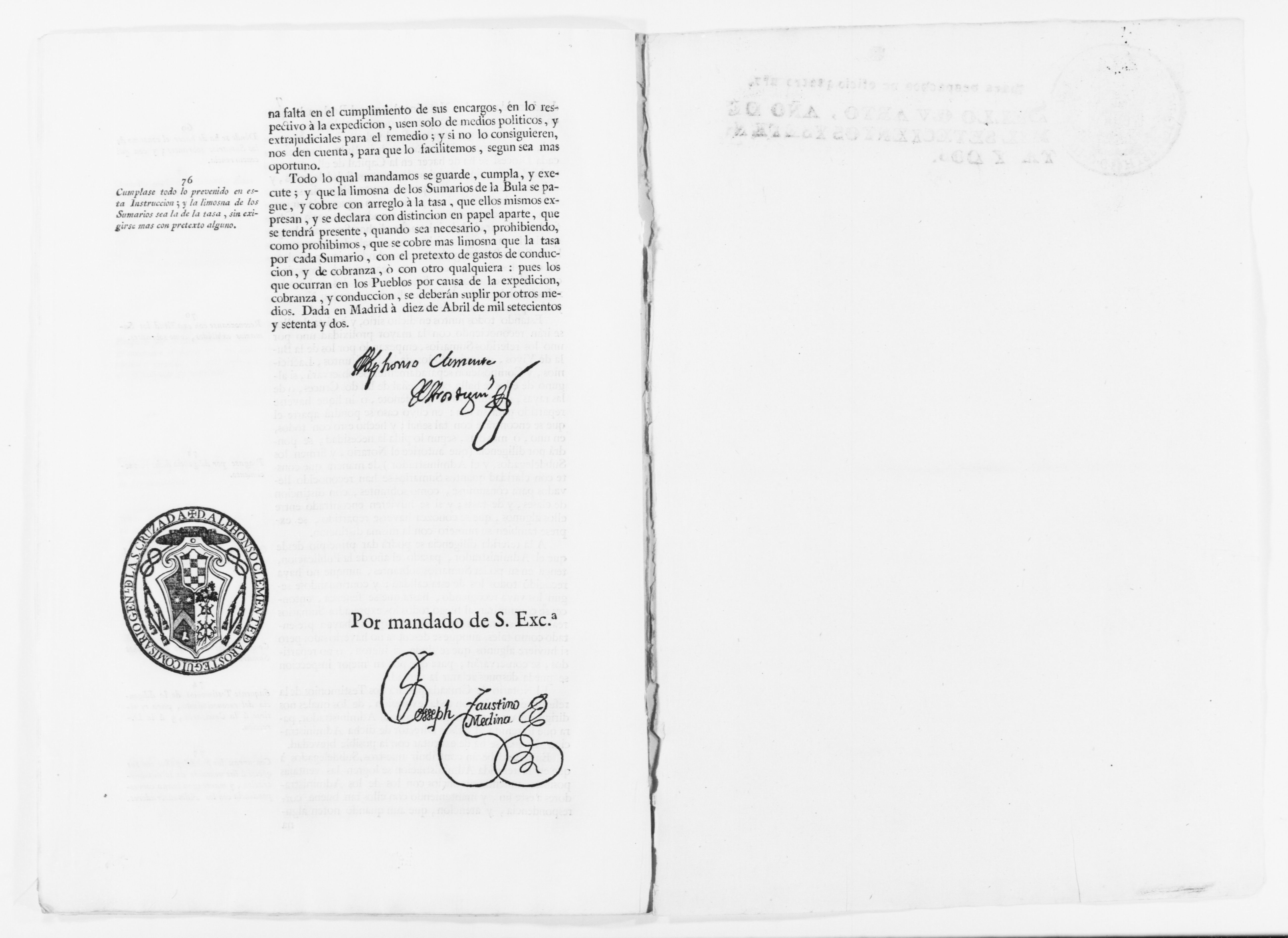 Scanned image of the current content page