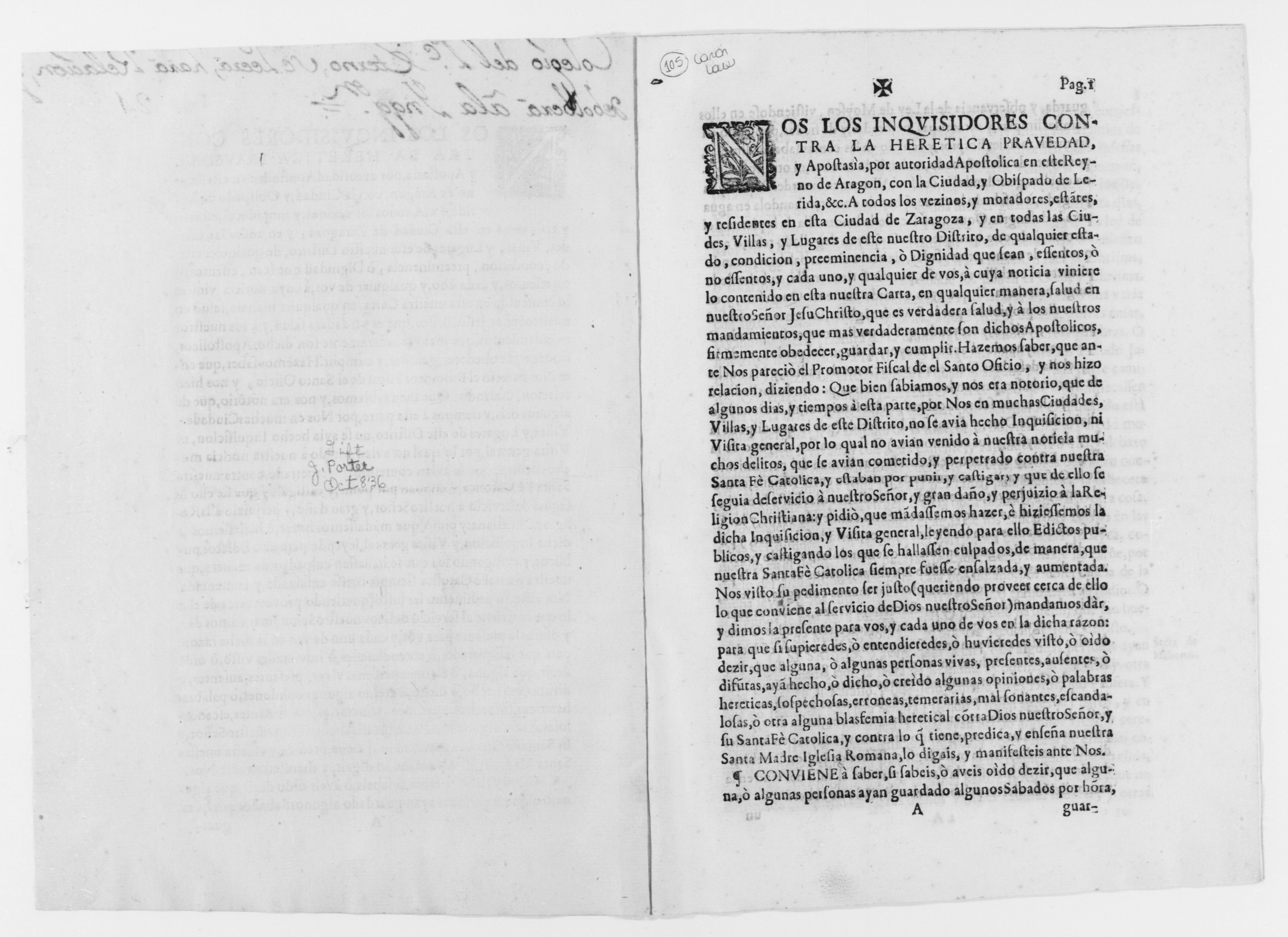 Scanned image of the current content page