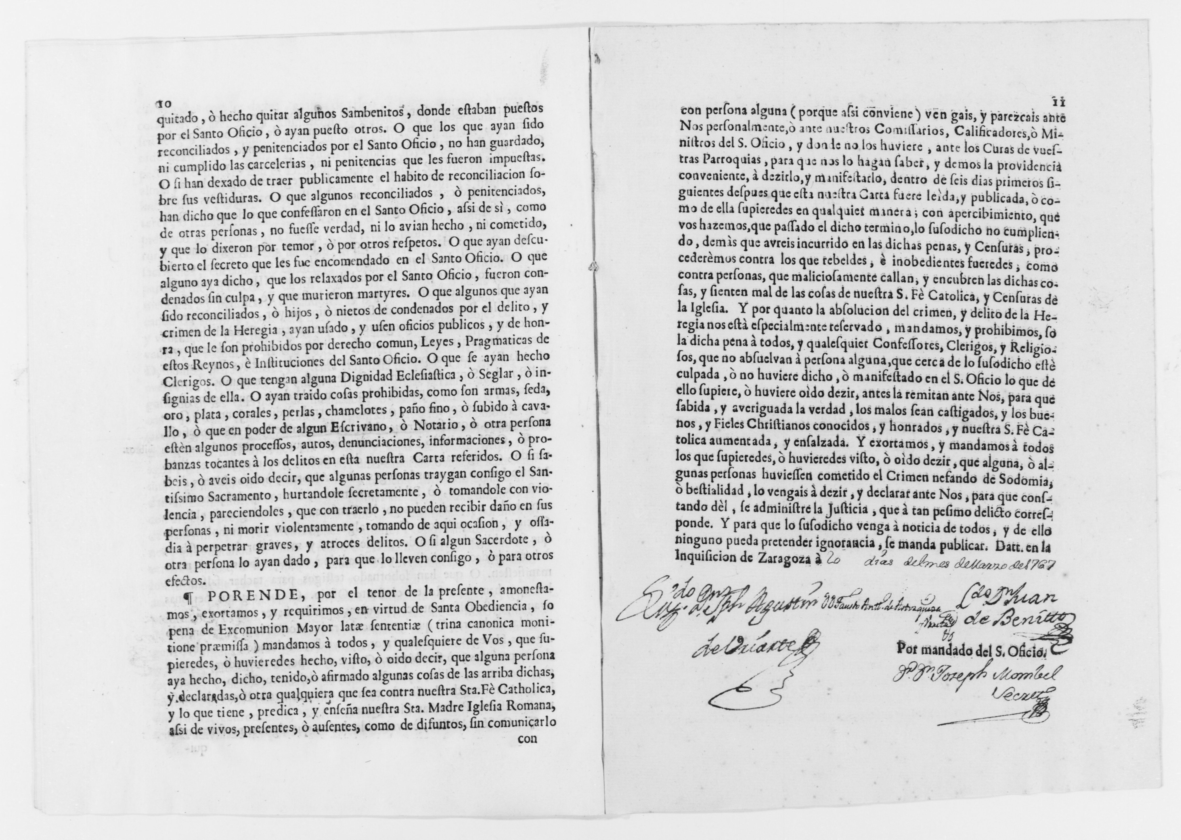 Scanned image of the current content page