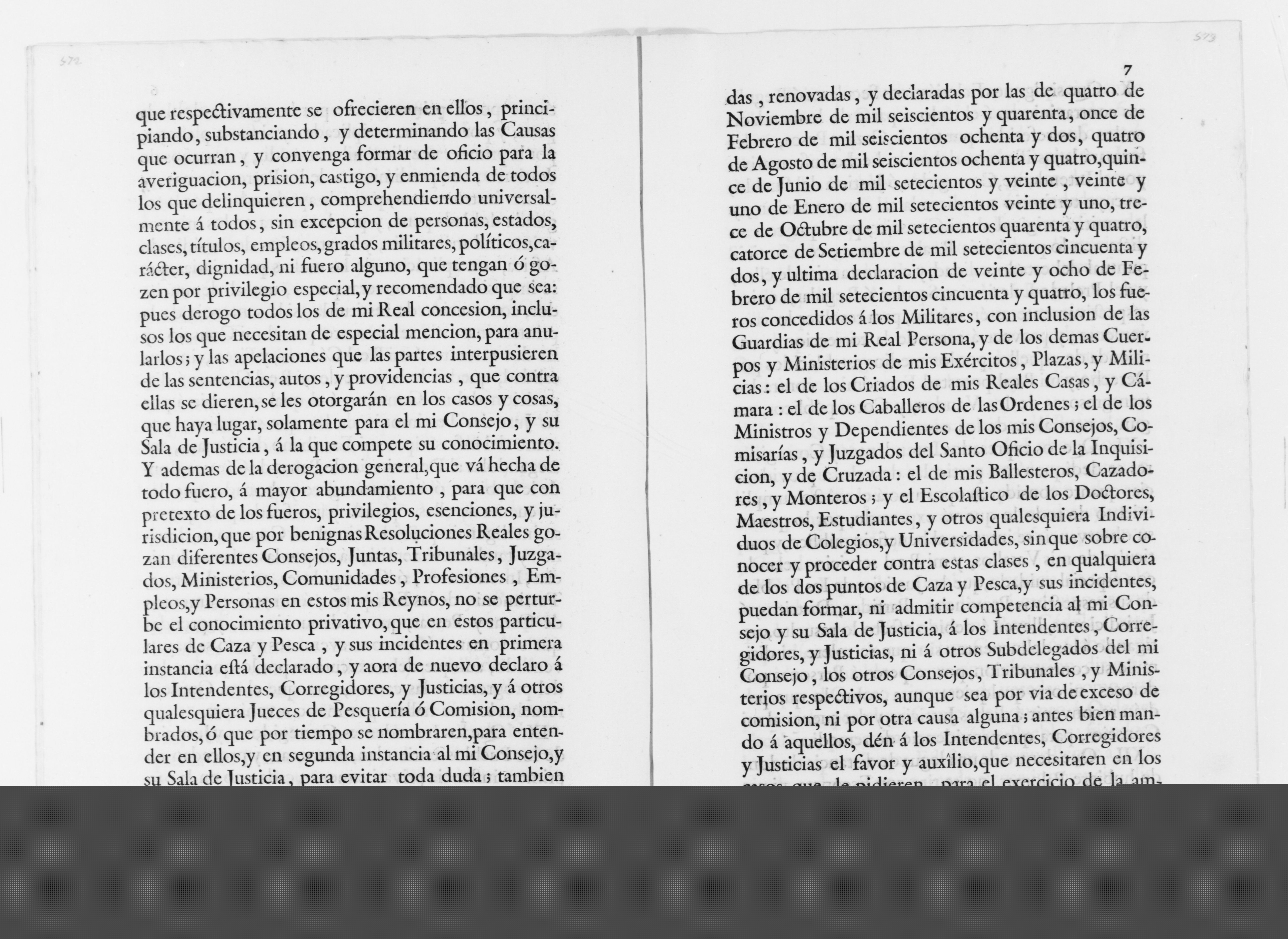 Scanned image of the current content page
