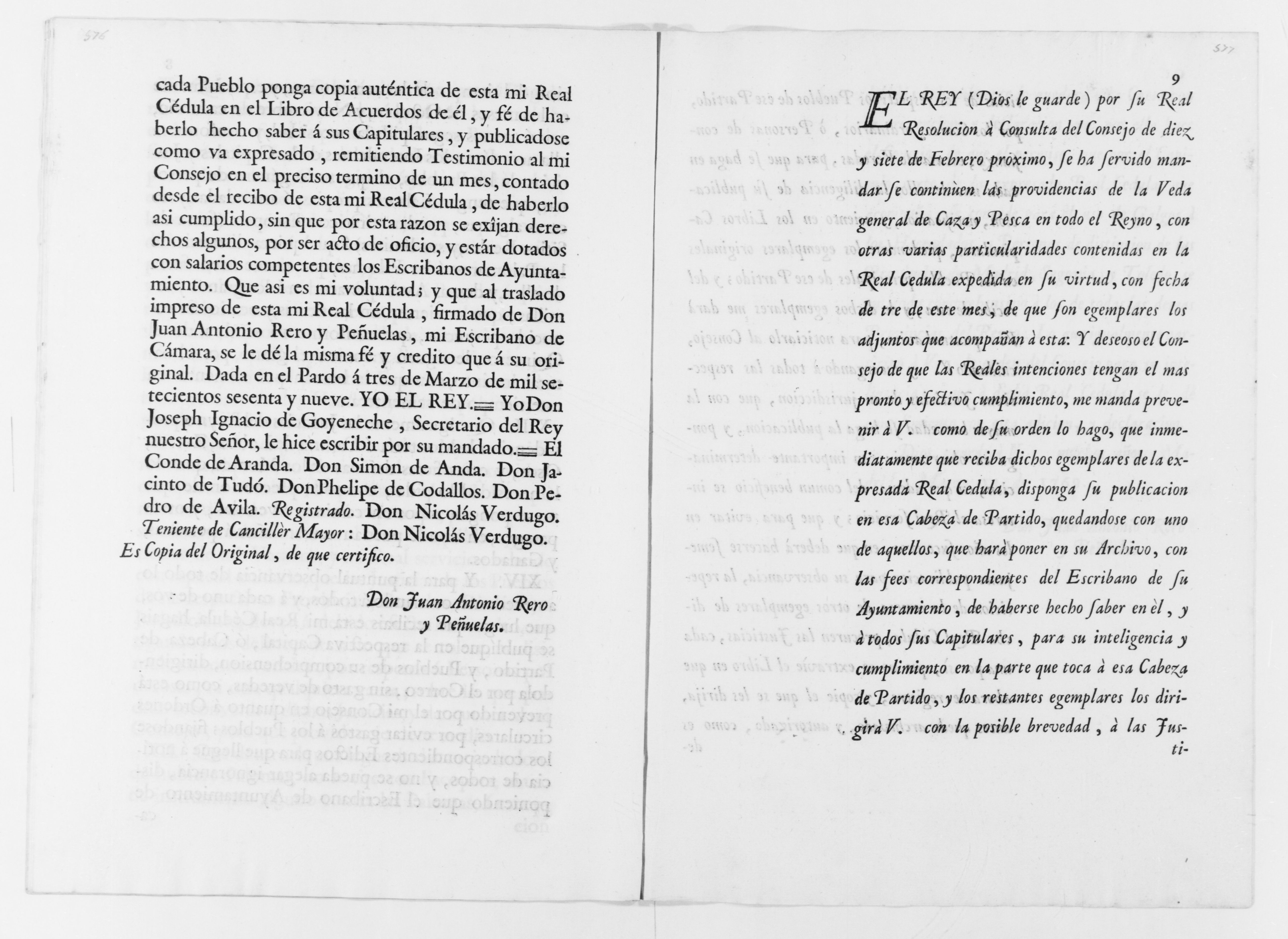 Scanned image of the current content page
