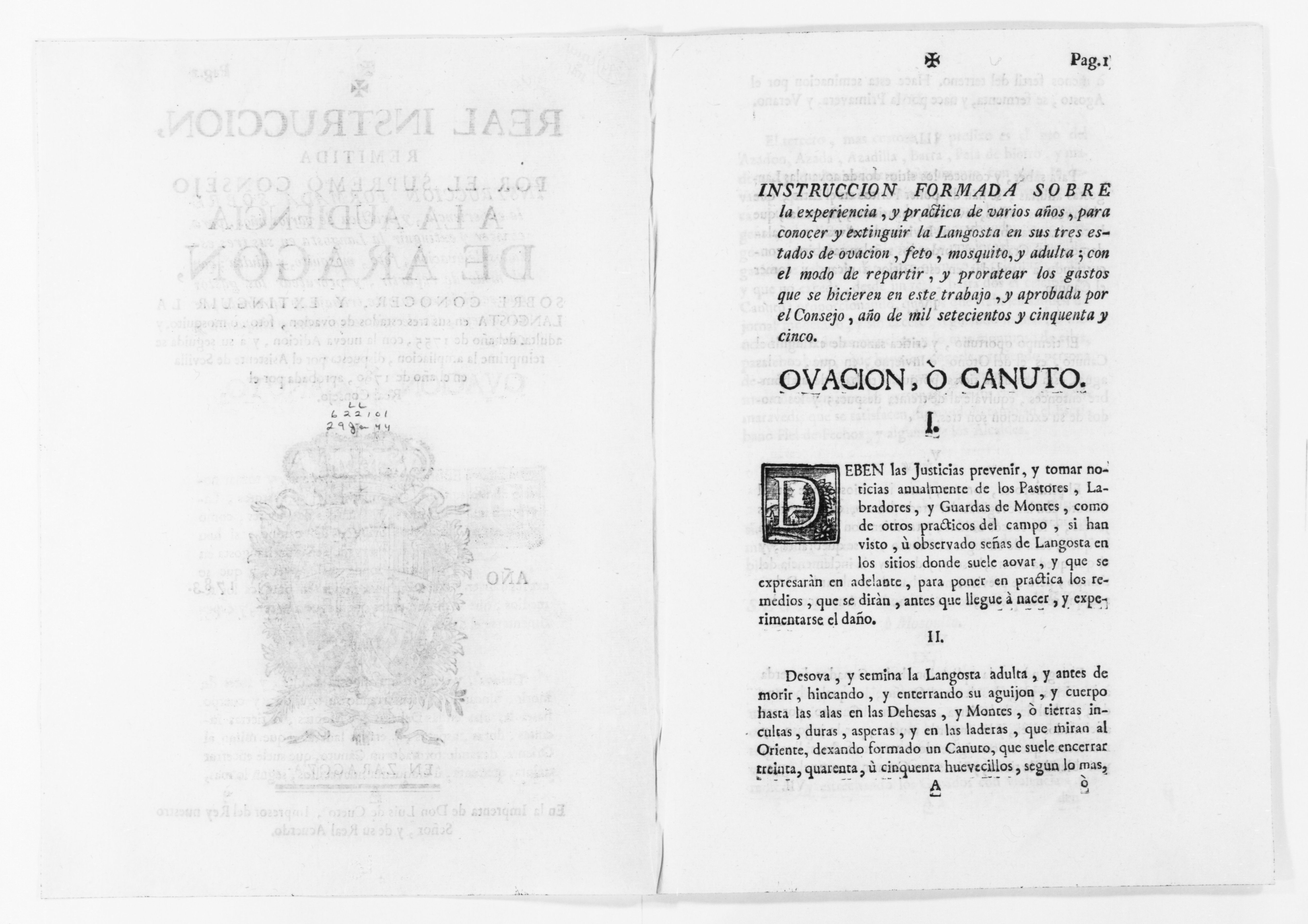 Scanned image of the current content page