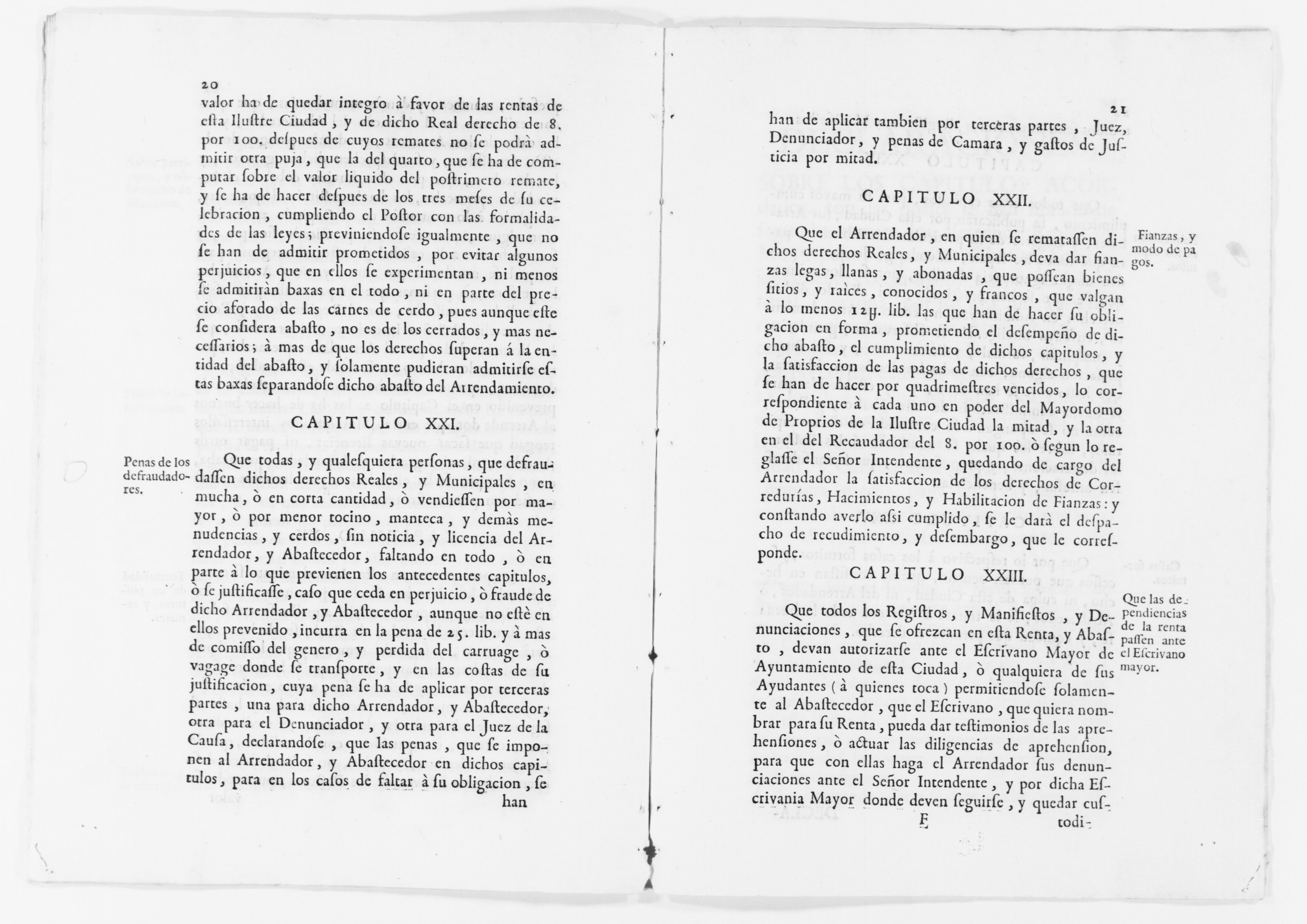 Scanned image of the current content page