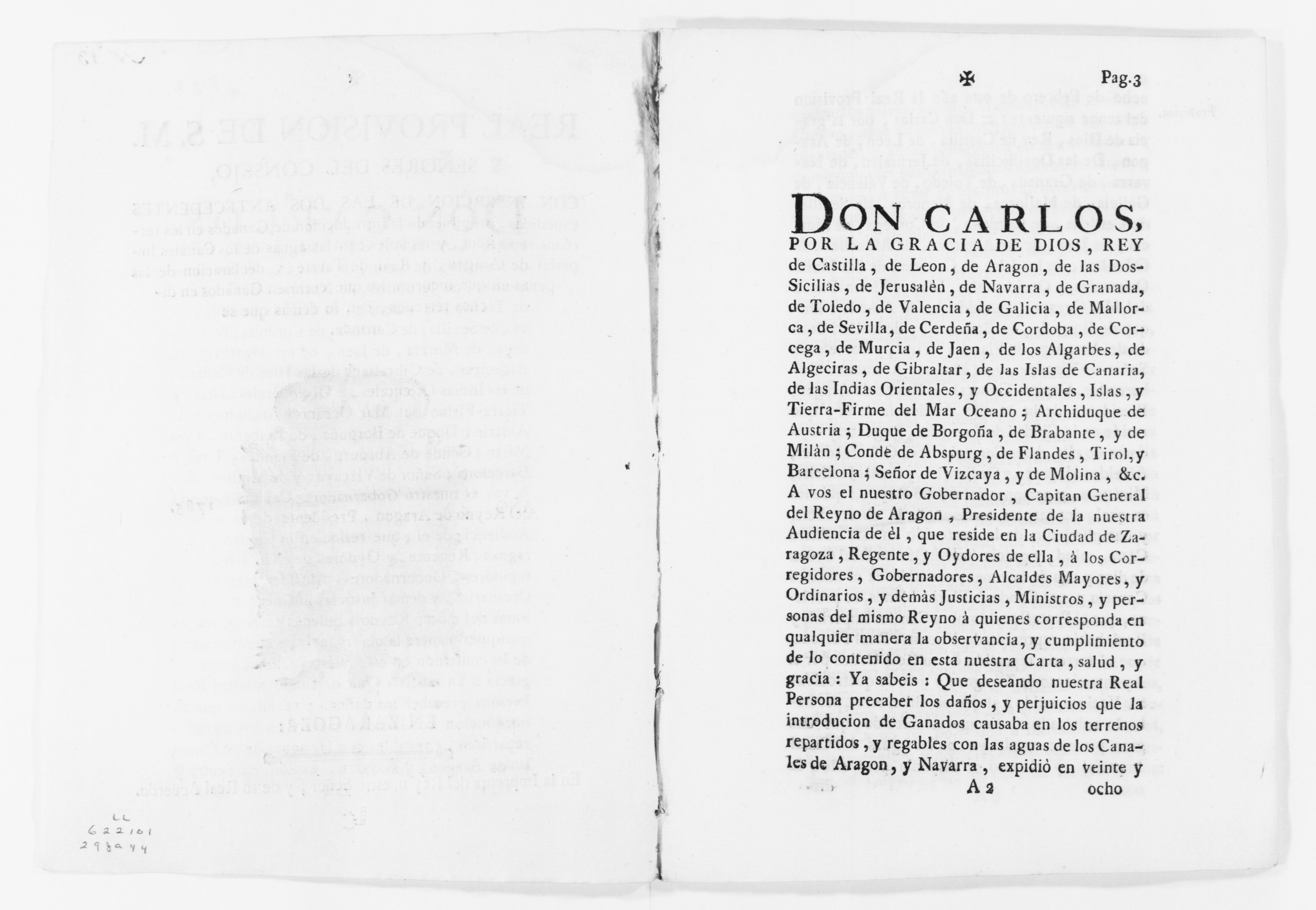Scanned image of the current content page