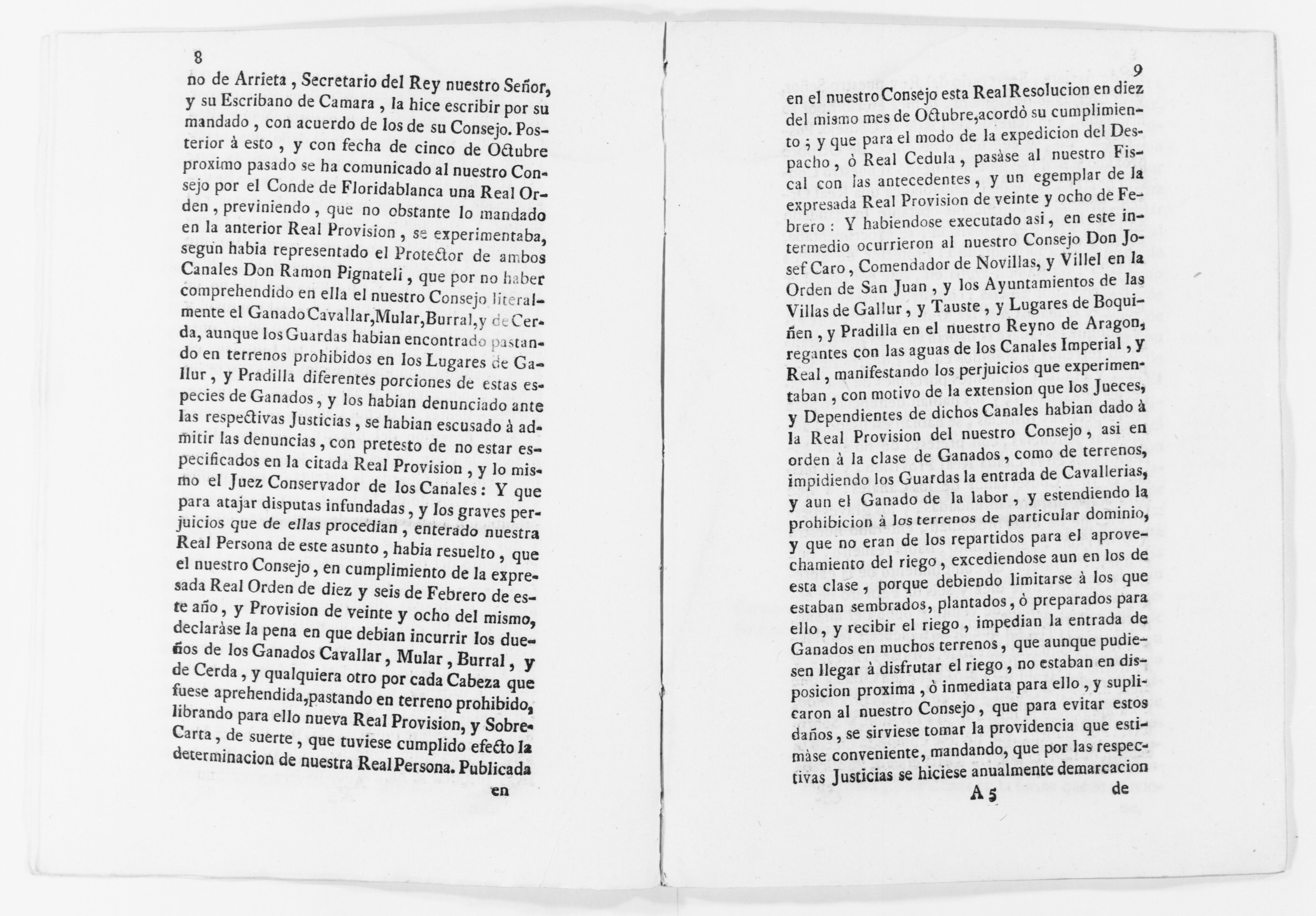 Scanned image of the current content page