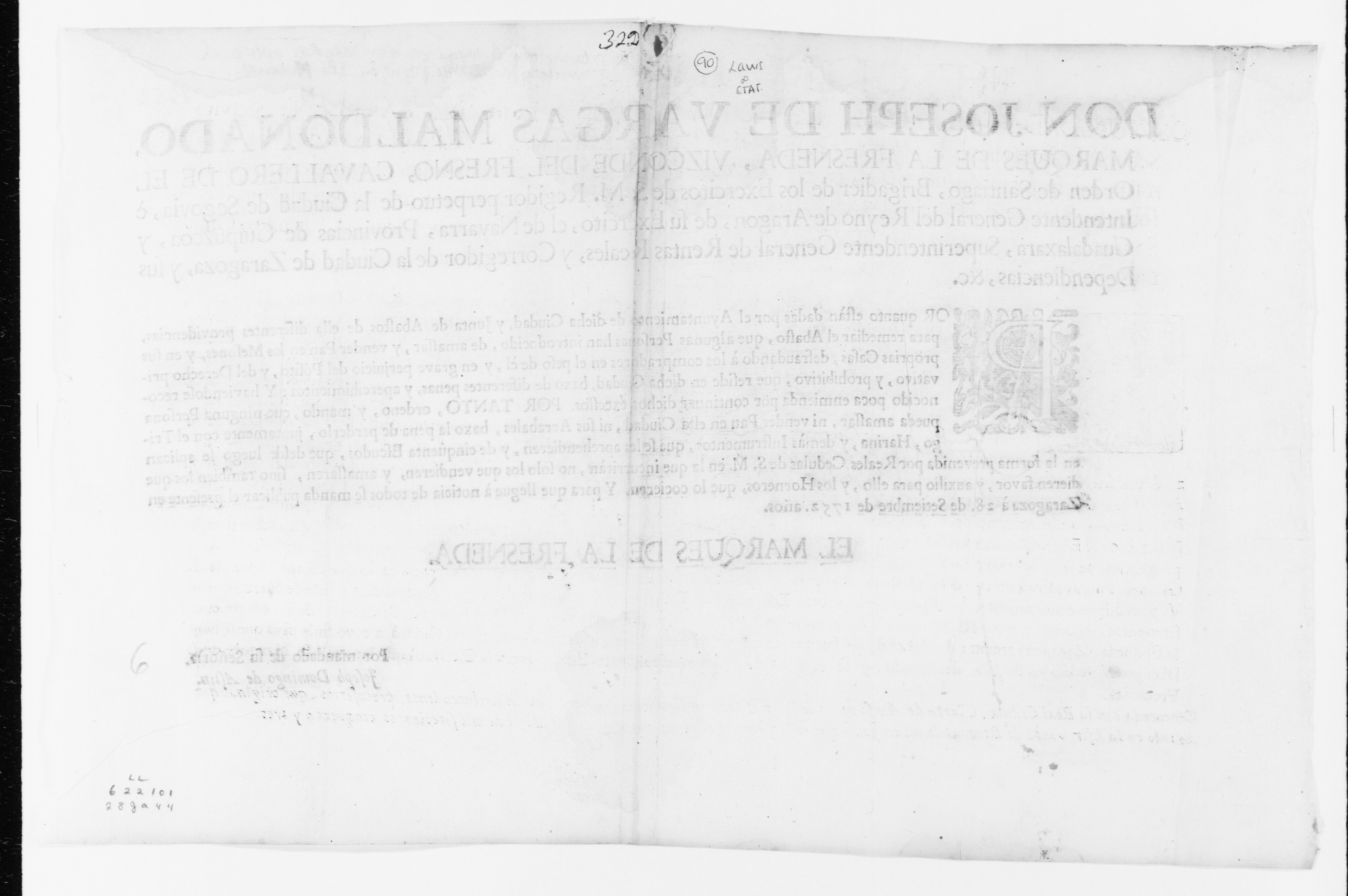 Scanned image of the current content page