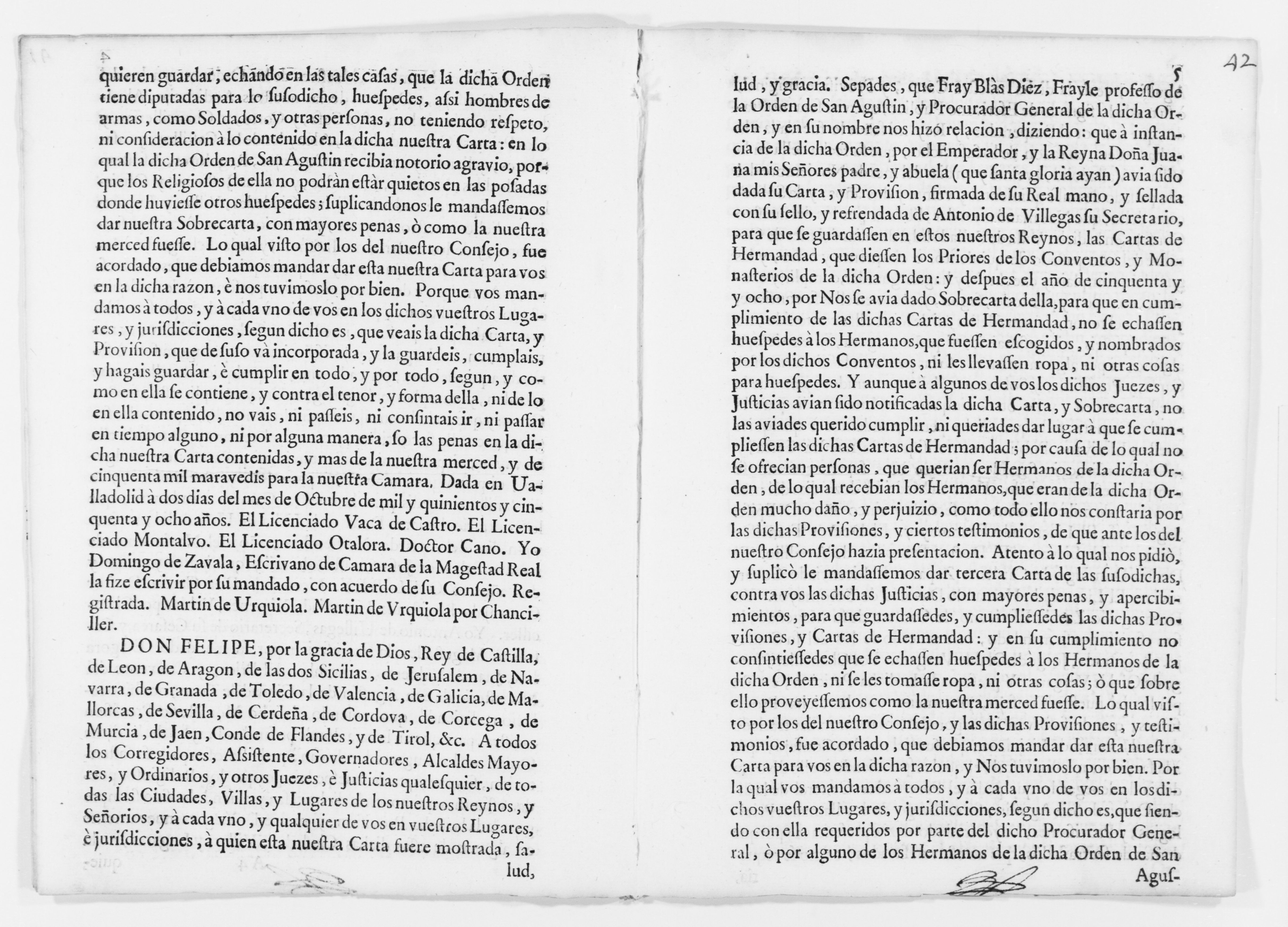 Scanned image of the current content page