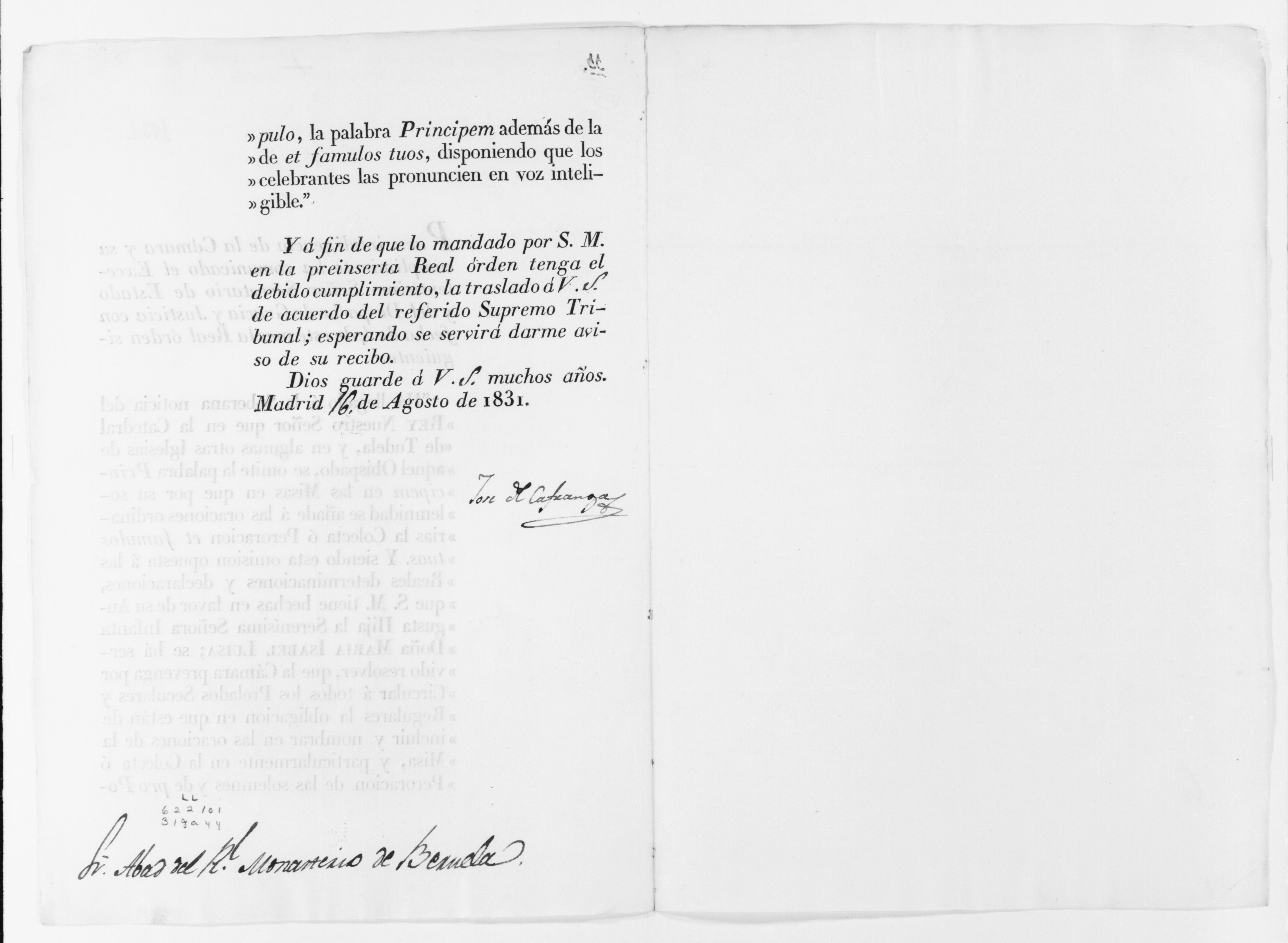 Scanned image of the current content page