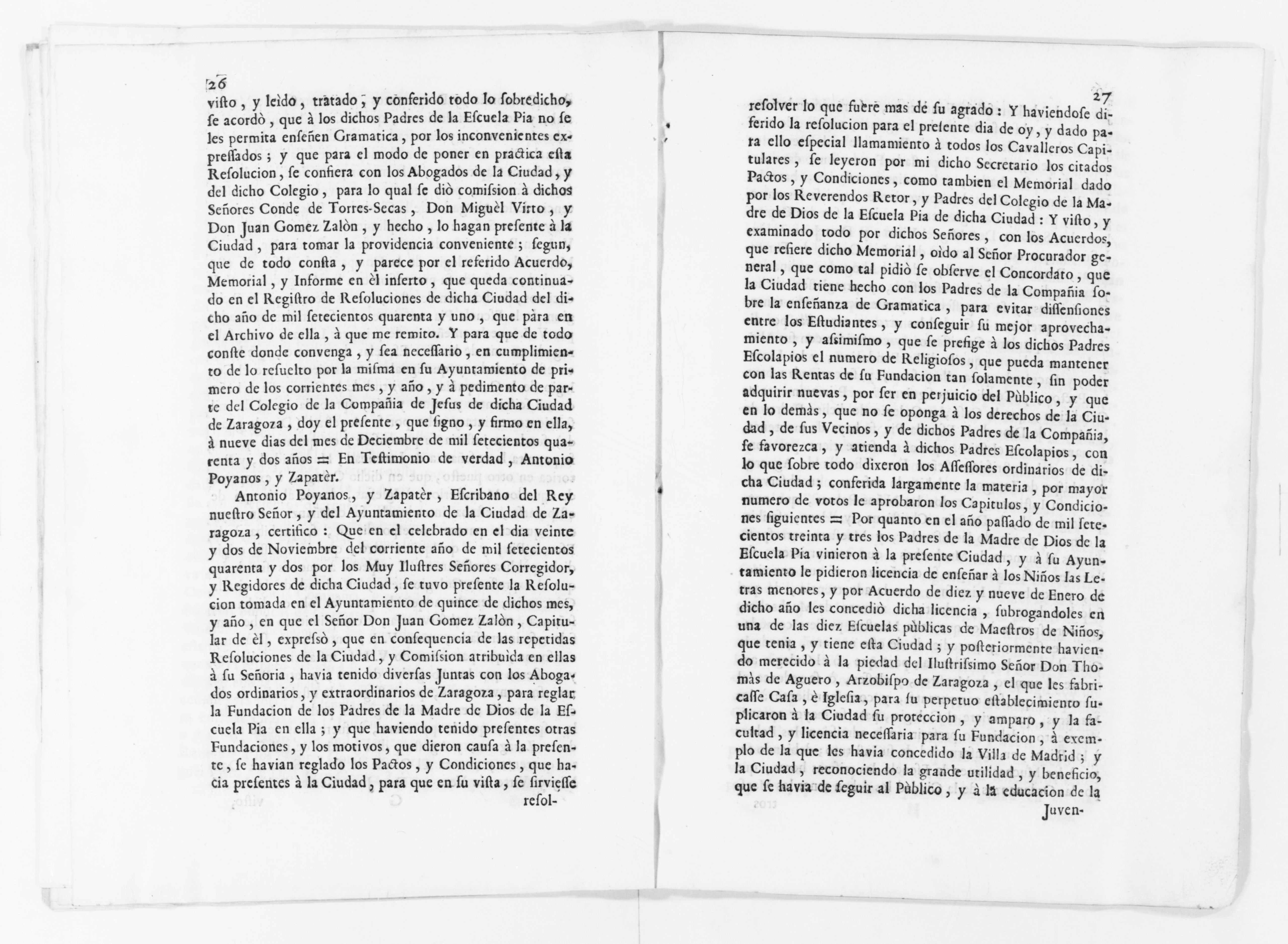 Scanned image of the current content page