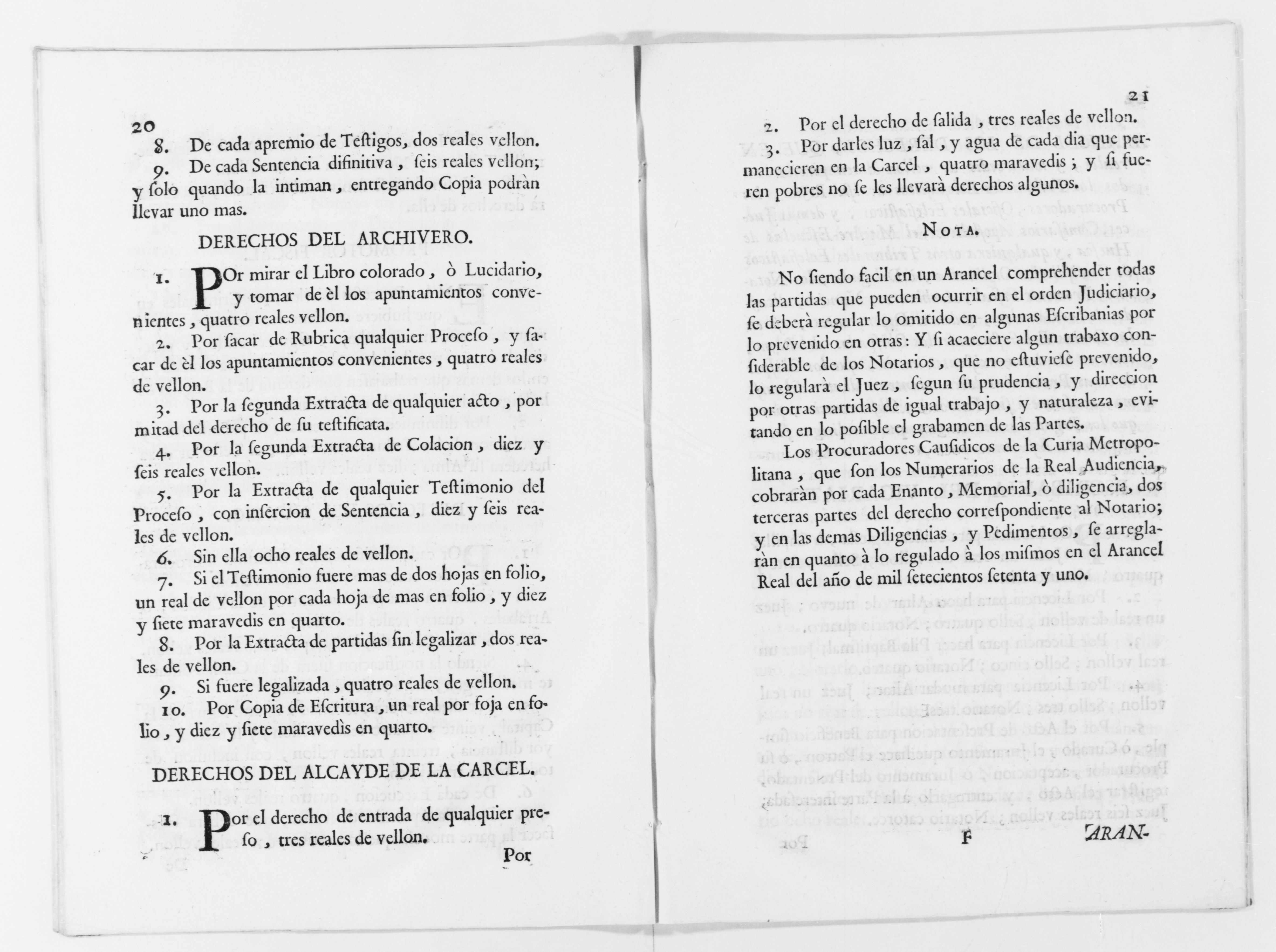 Scanned image of the current content page