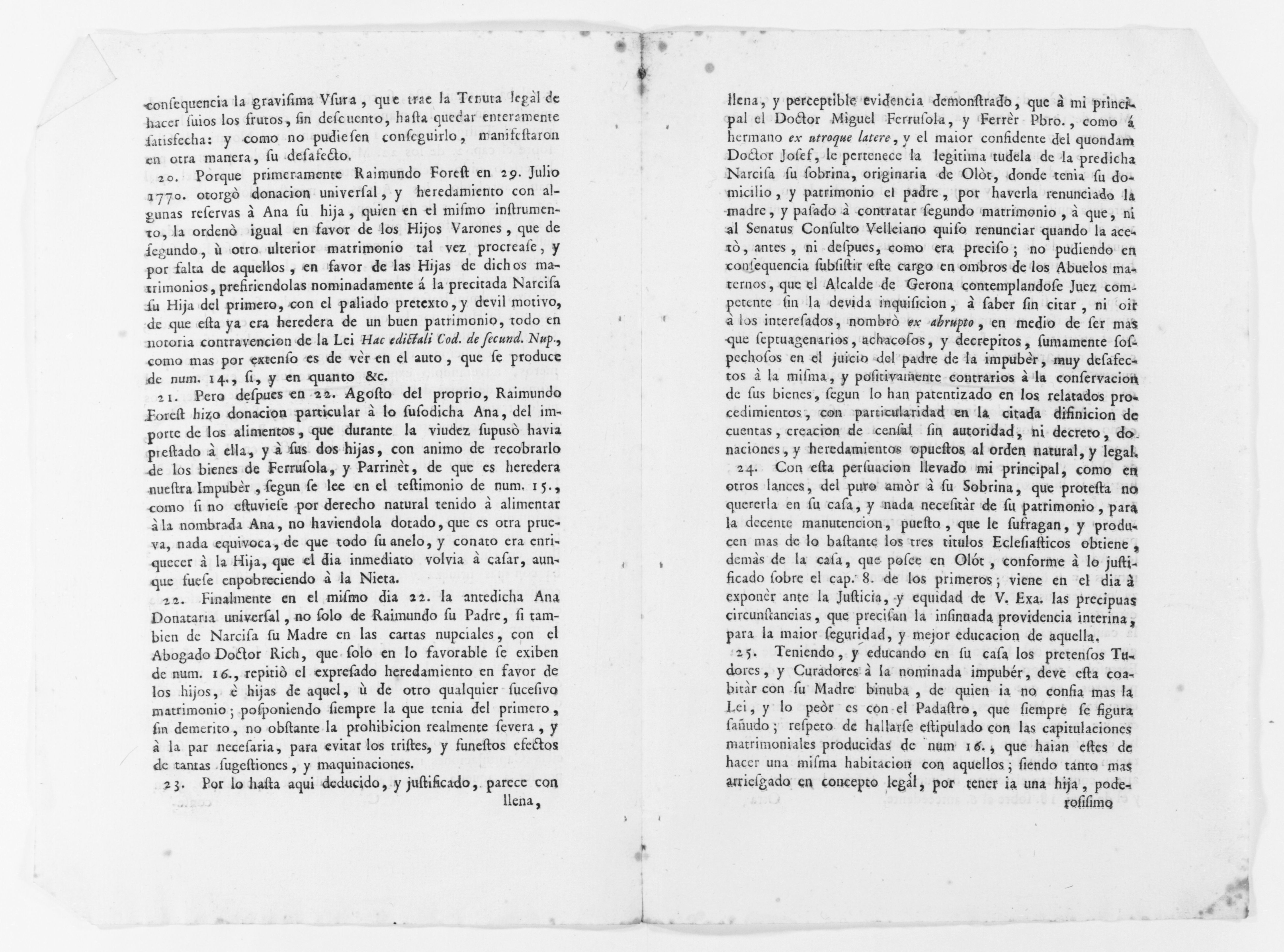 Scanned image of the current content page