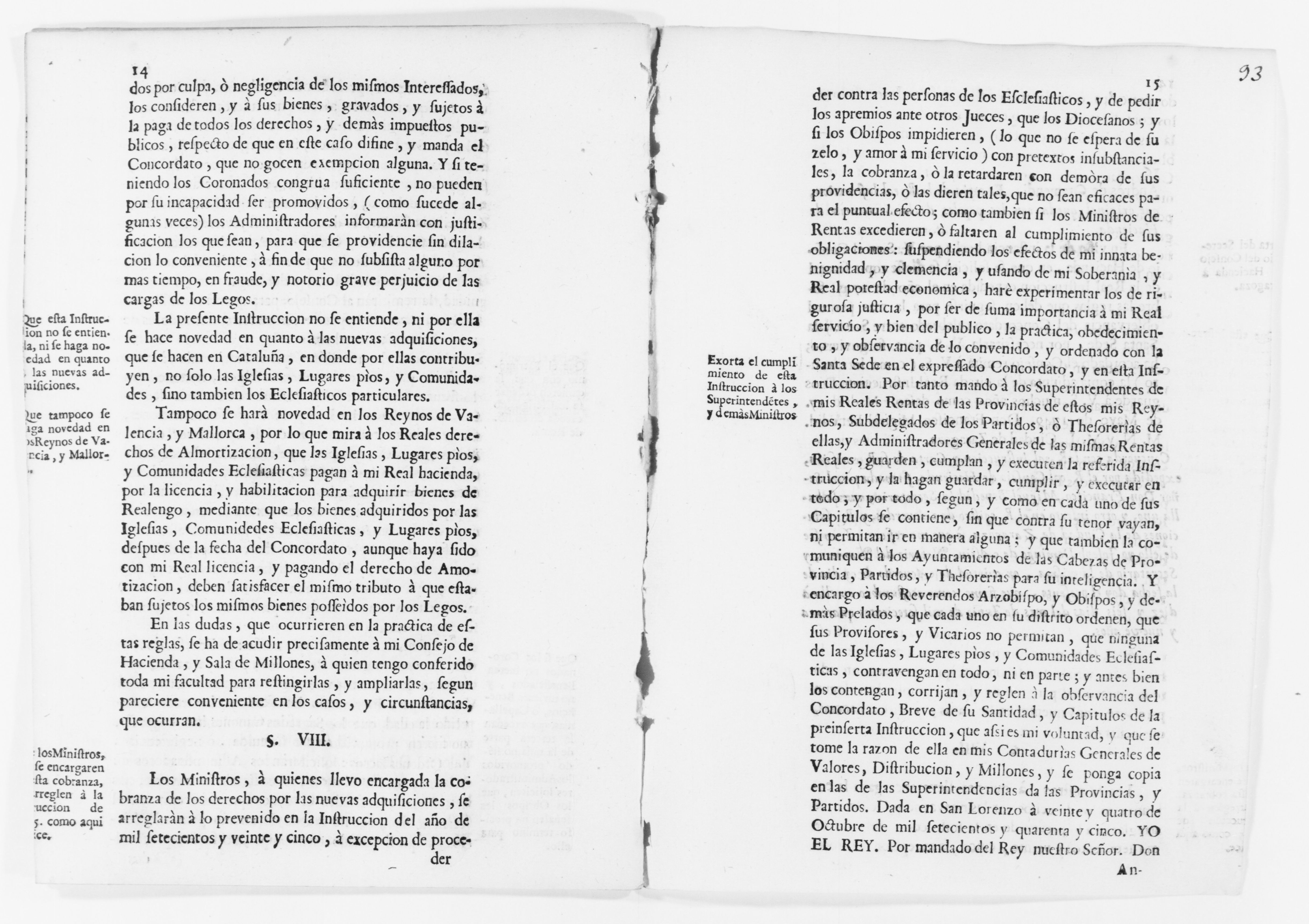 Scanned image of the current content page