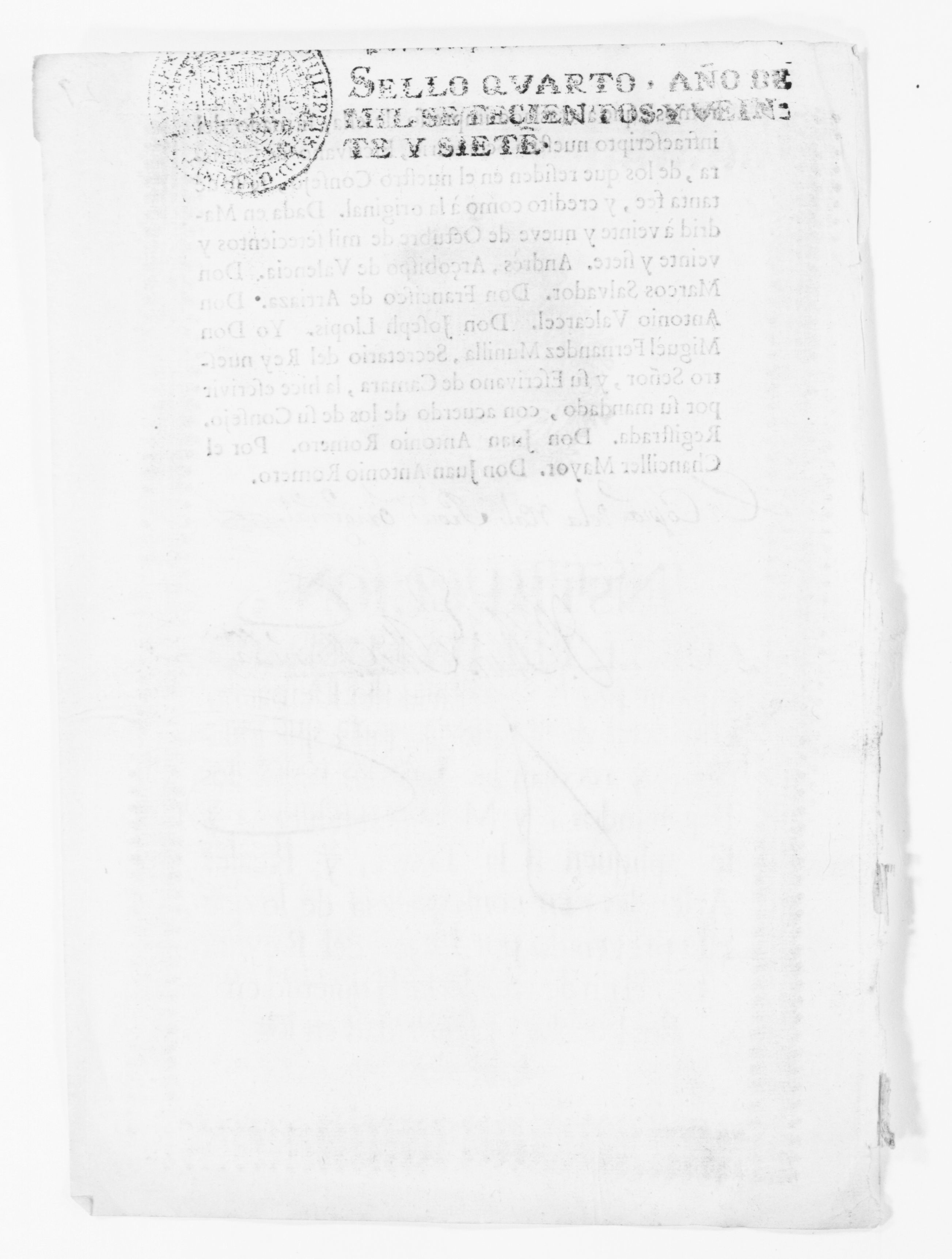 Scanned image of the current content page