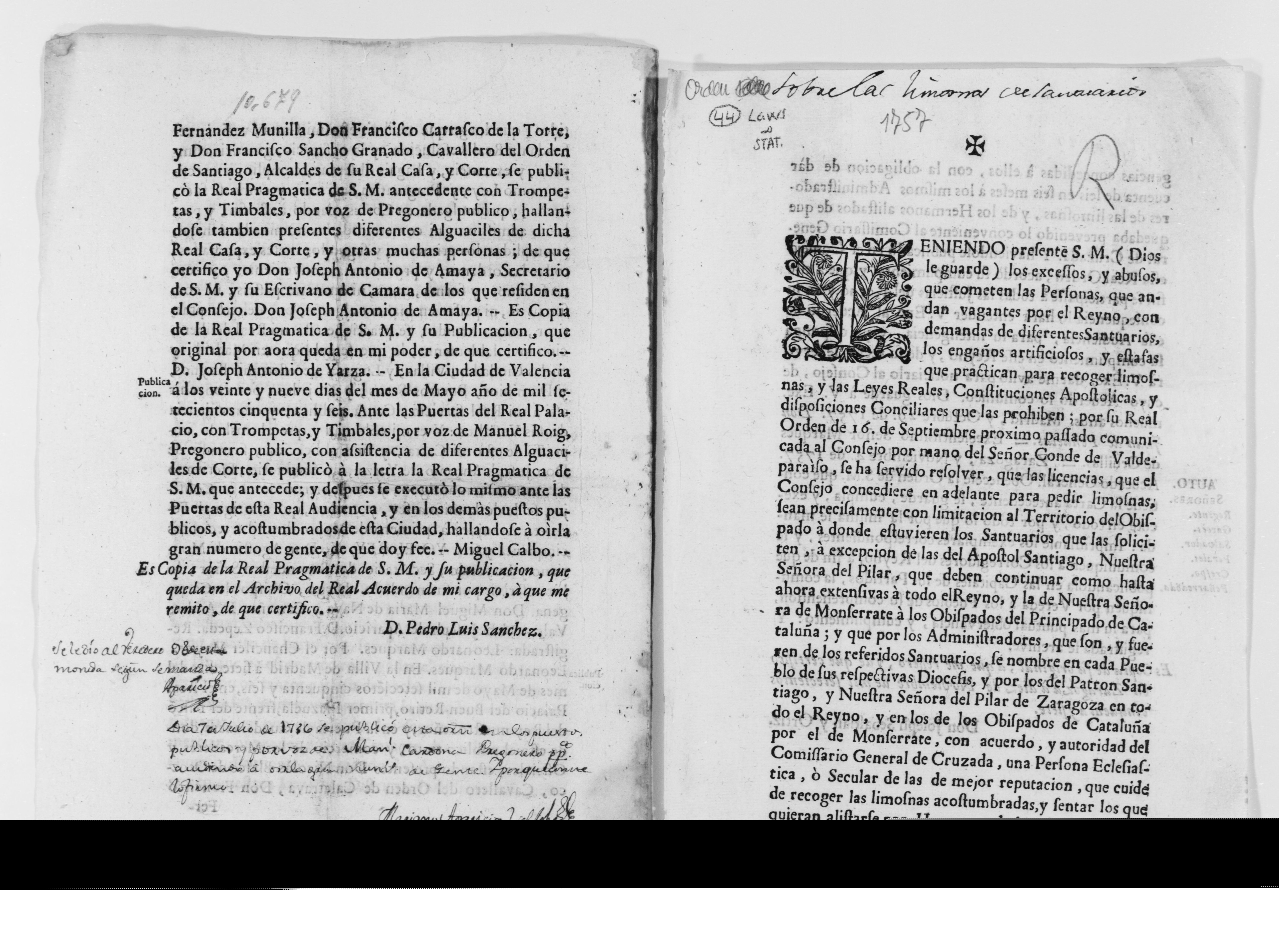 Scanned image of the current content page