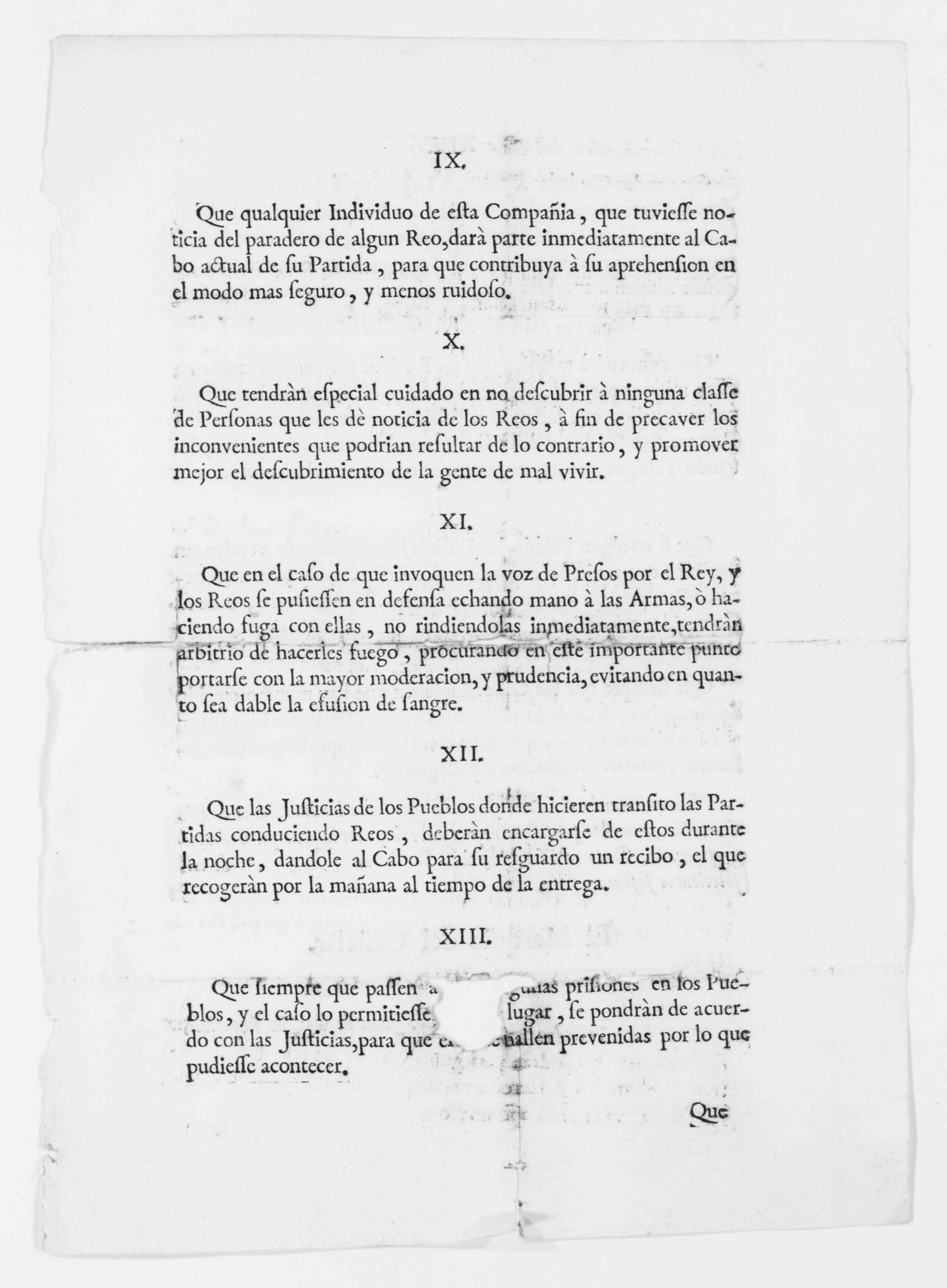 Scanned image of the current content page