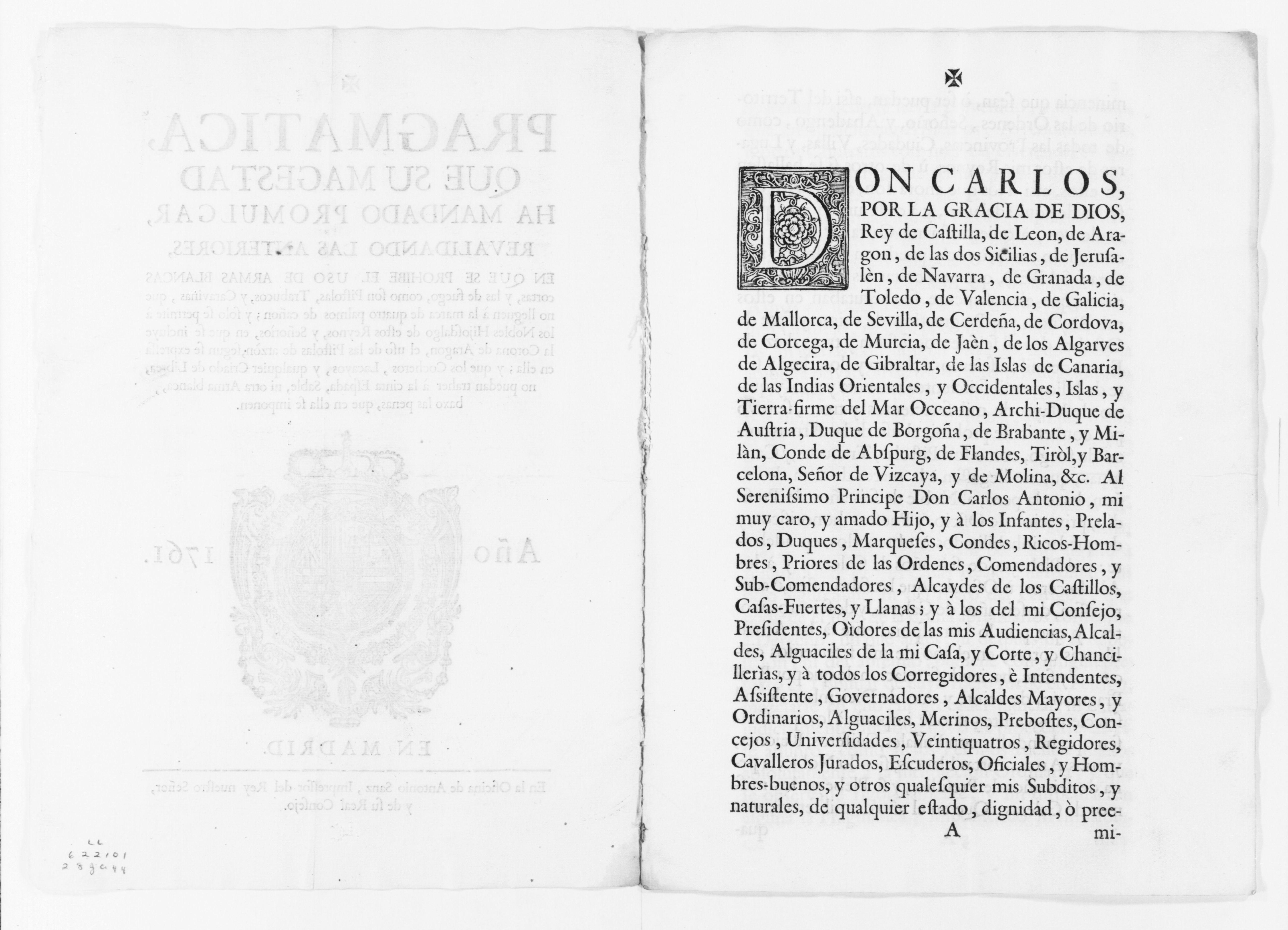 Scanned image of the current content page