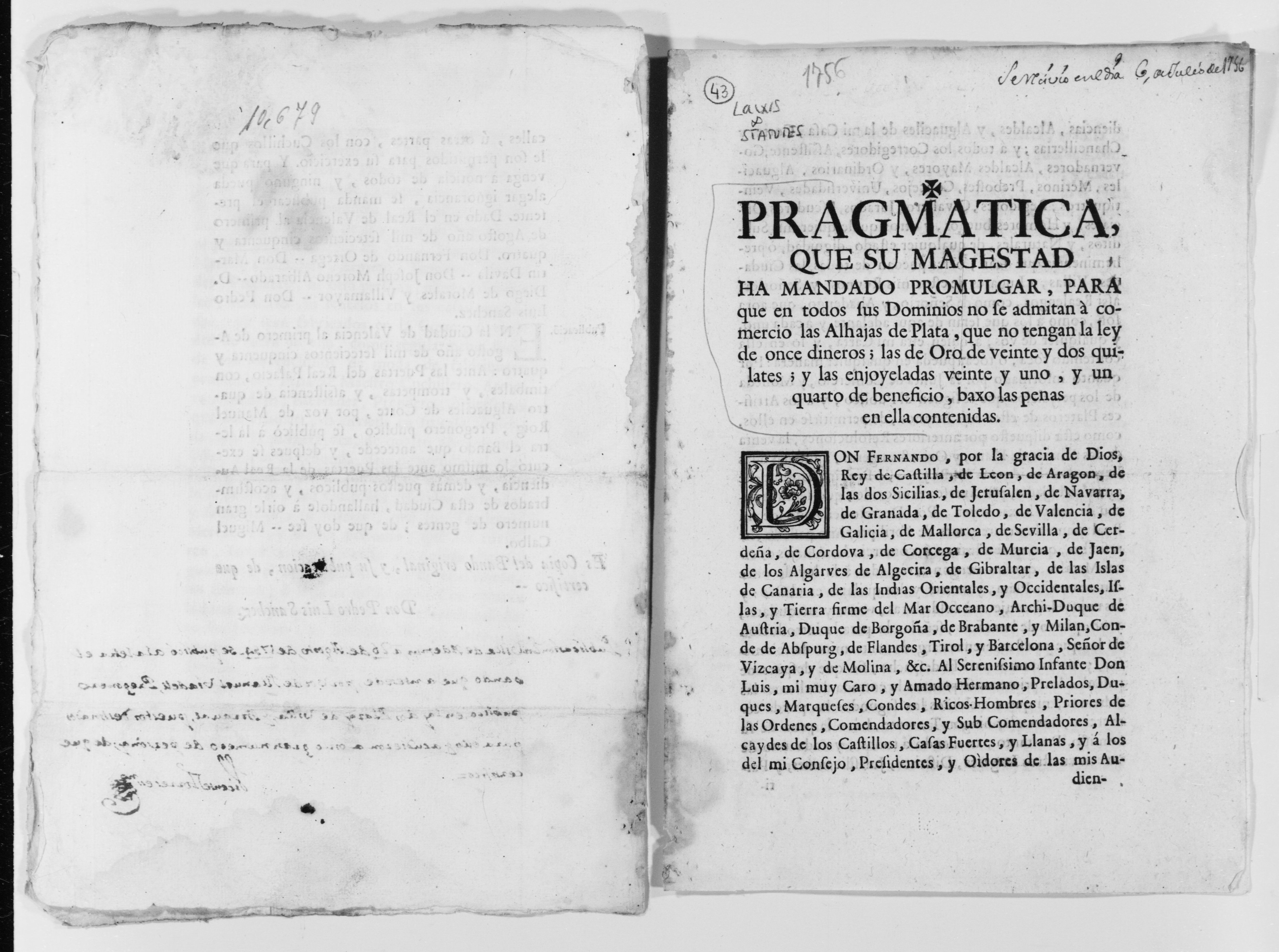 Scanned image of the current content page