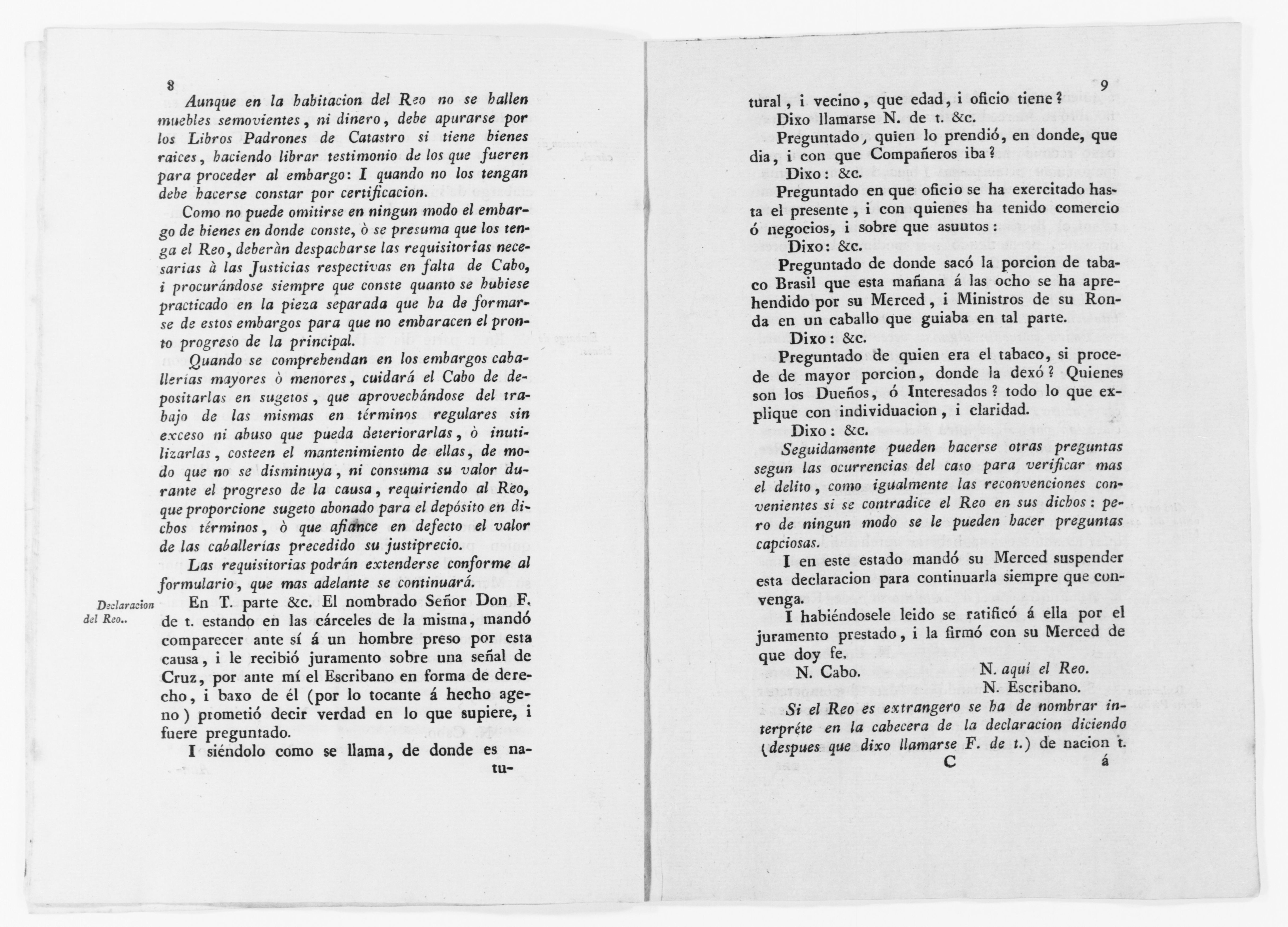 Scanned image of the current content page