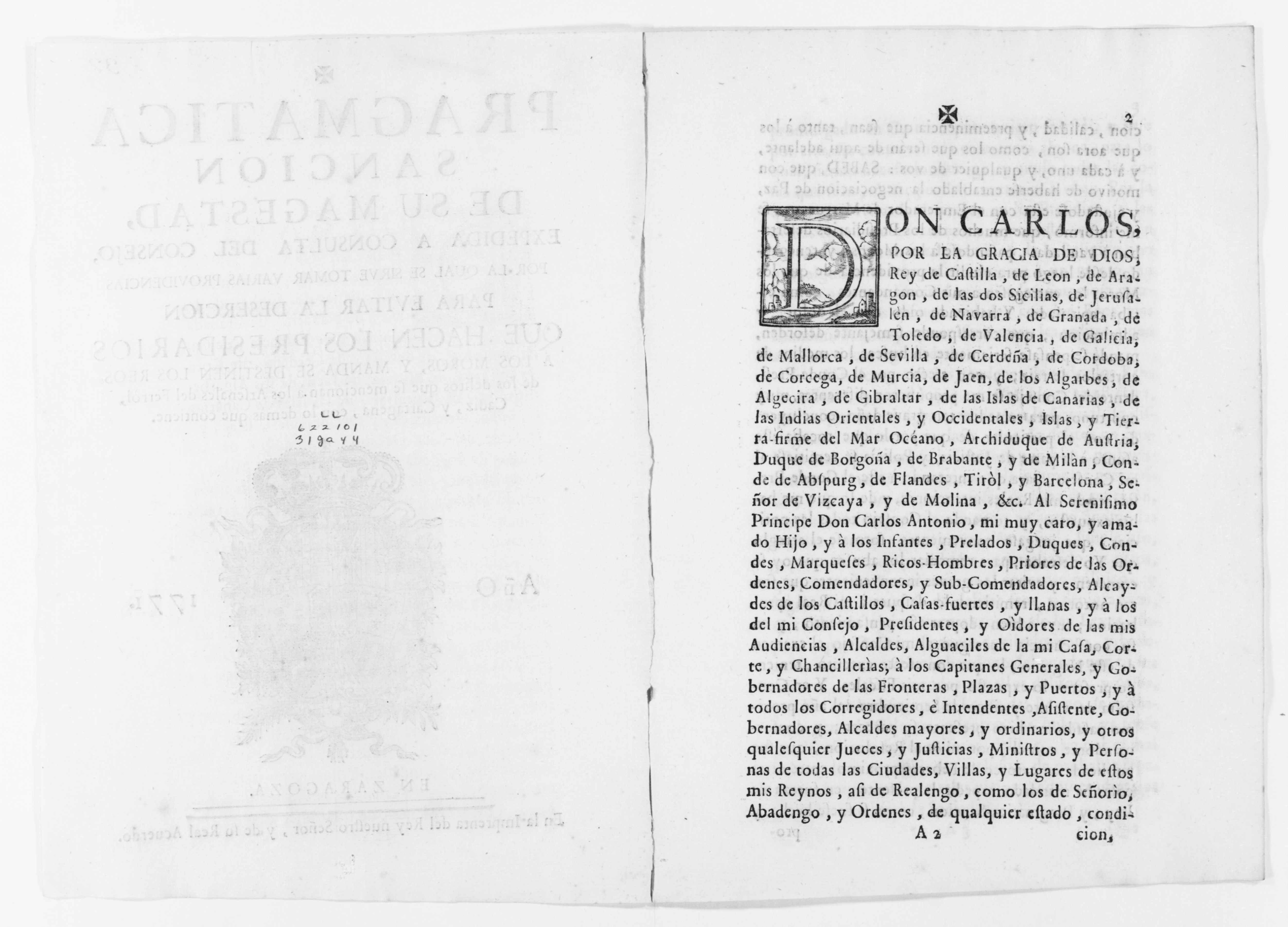 Scanned image of the current content page