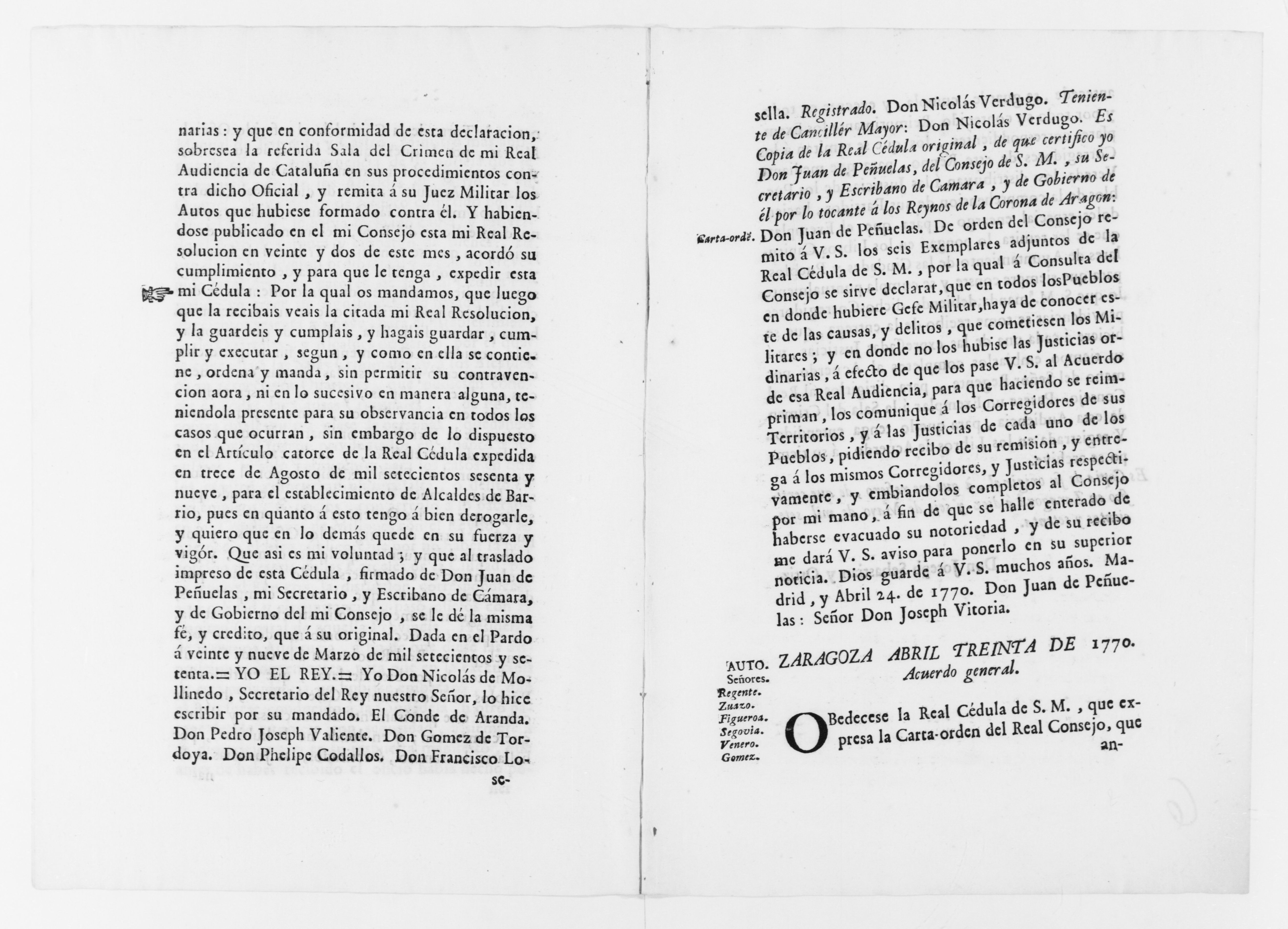 Scanned image of the current content page