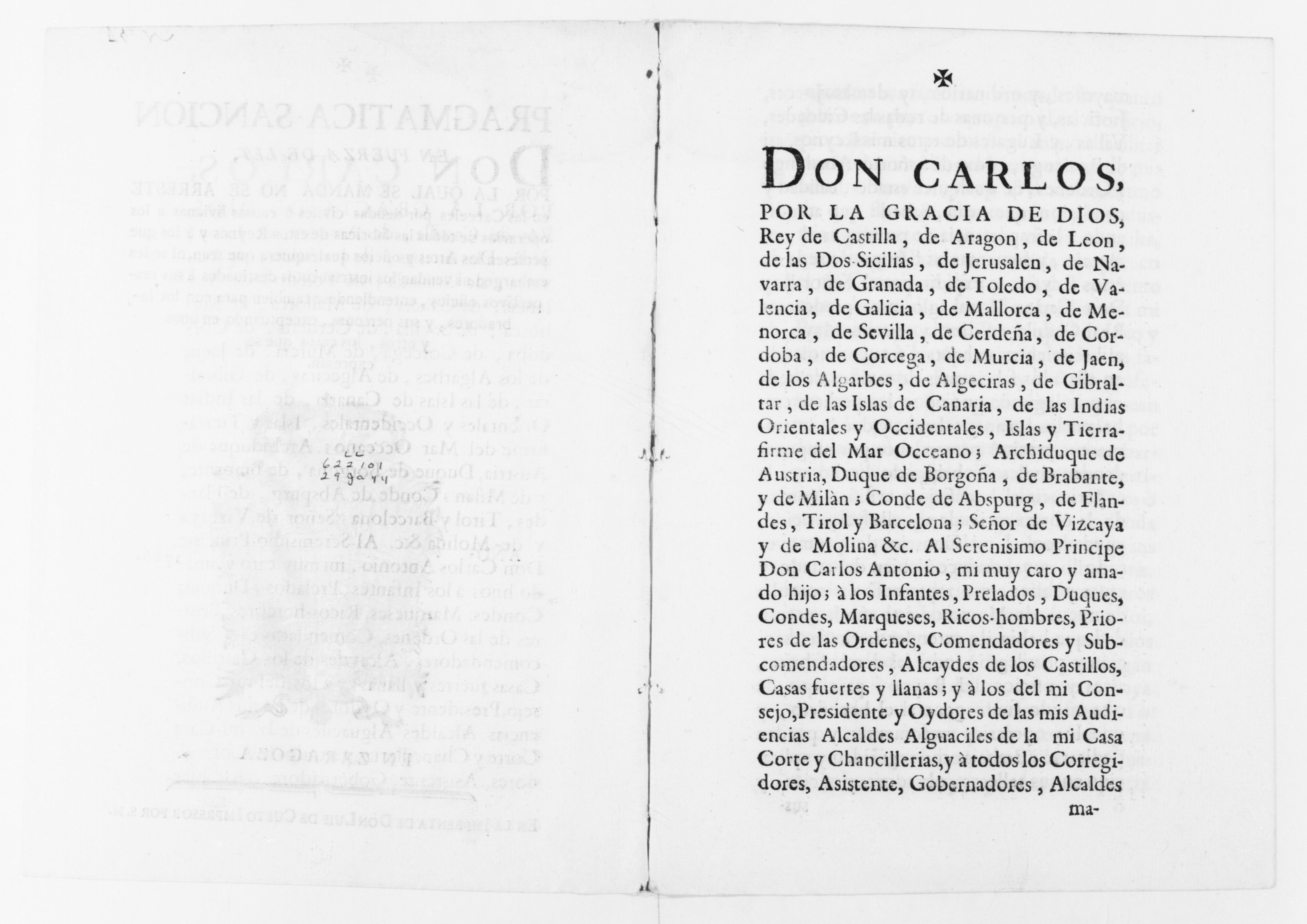Scanned image of the current content page