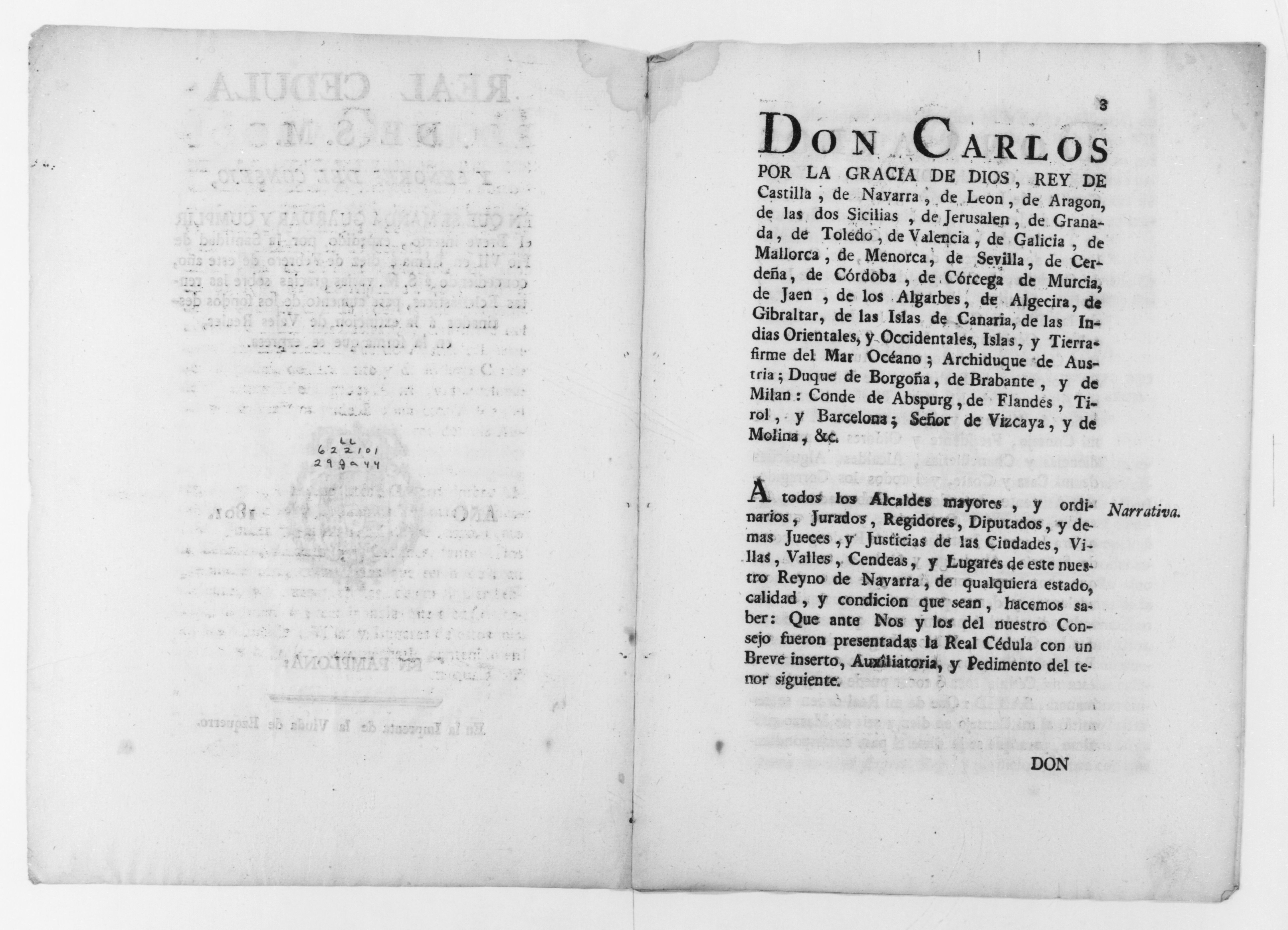 Scanned image of the current content page